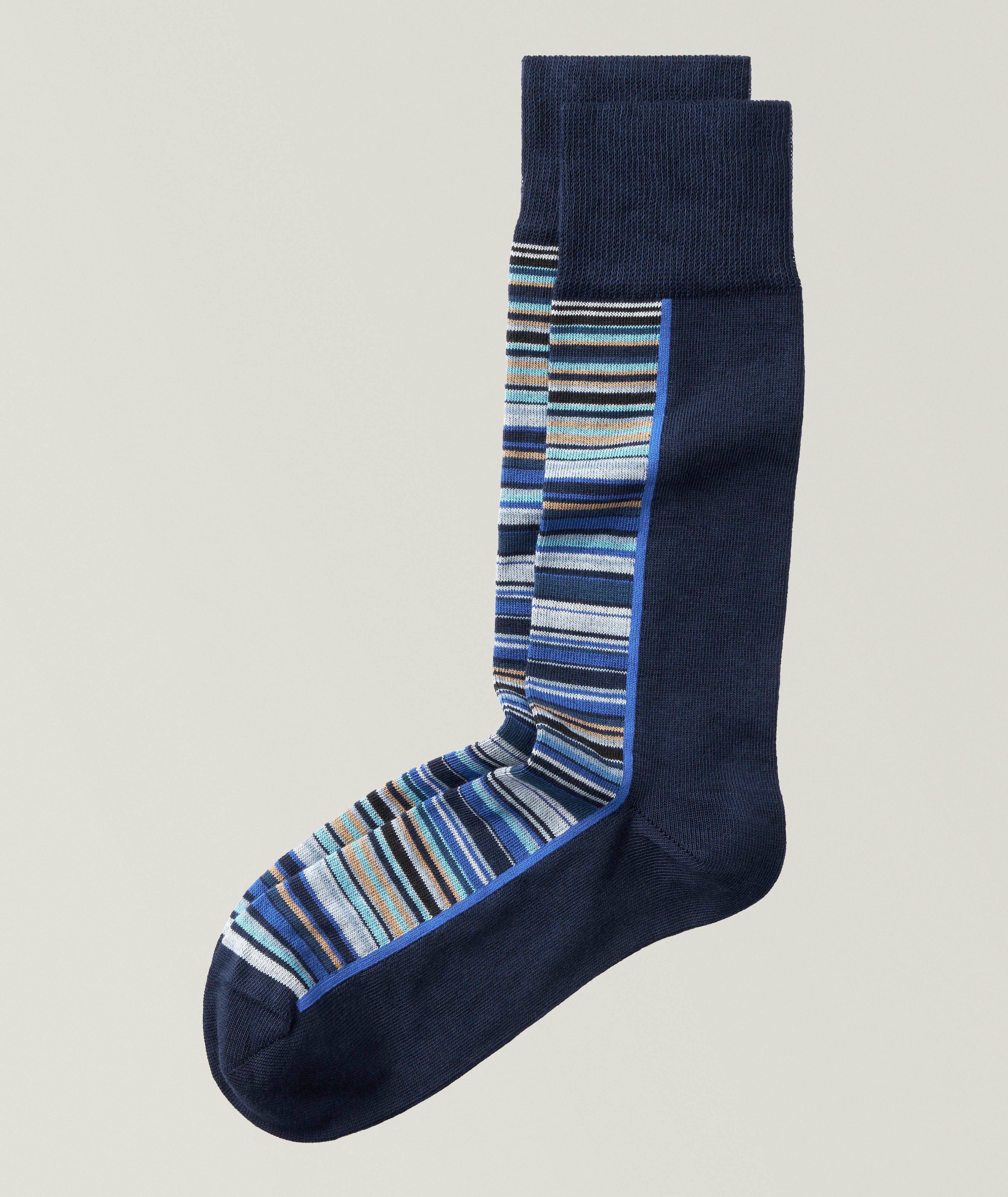 Chaussettes à rayures de marque image 0