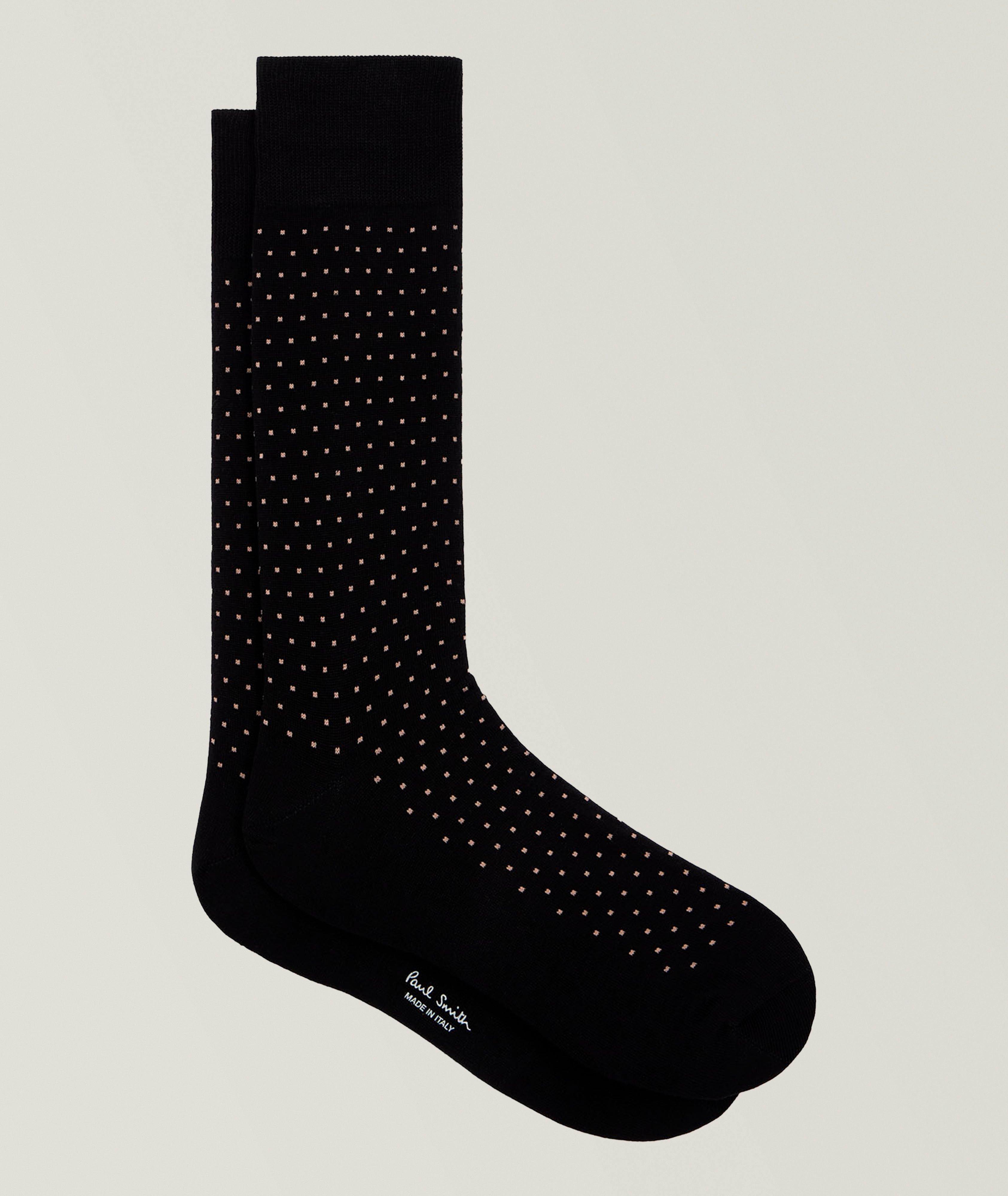 Tiny Polka Dots Stretch-Cotton Socks image 0