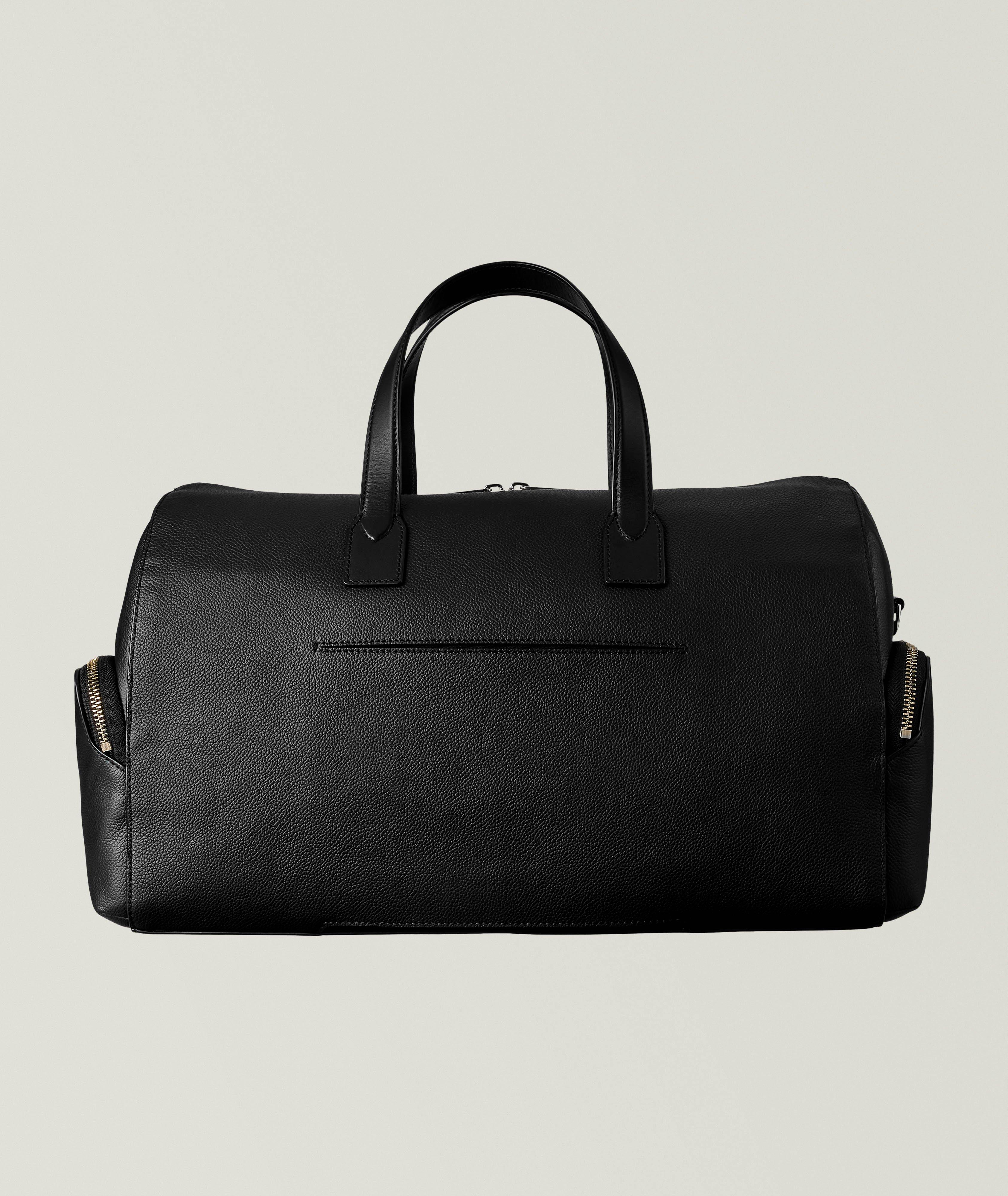 Signature Stripe Leather Day Holdall  image 1