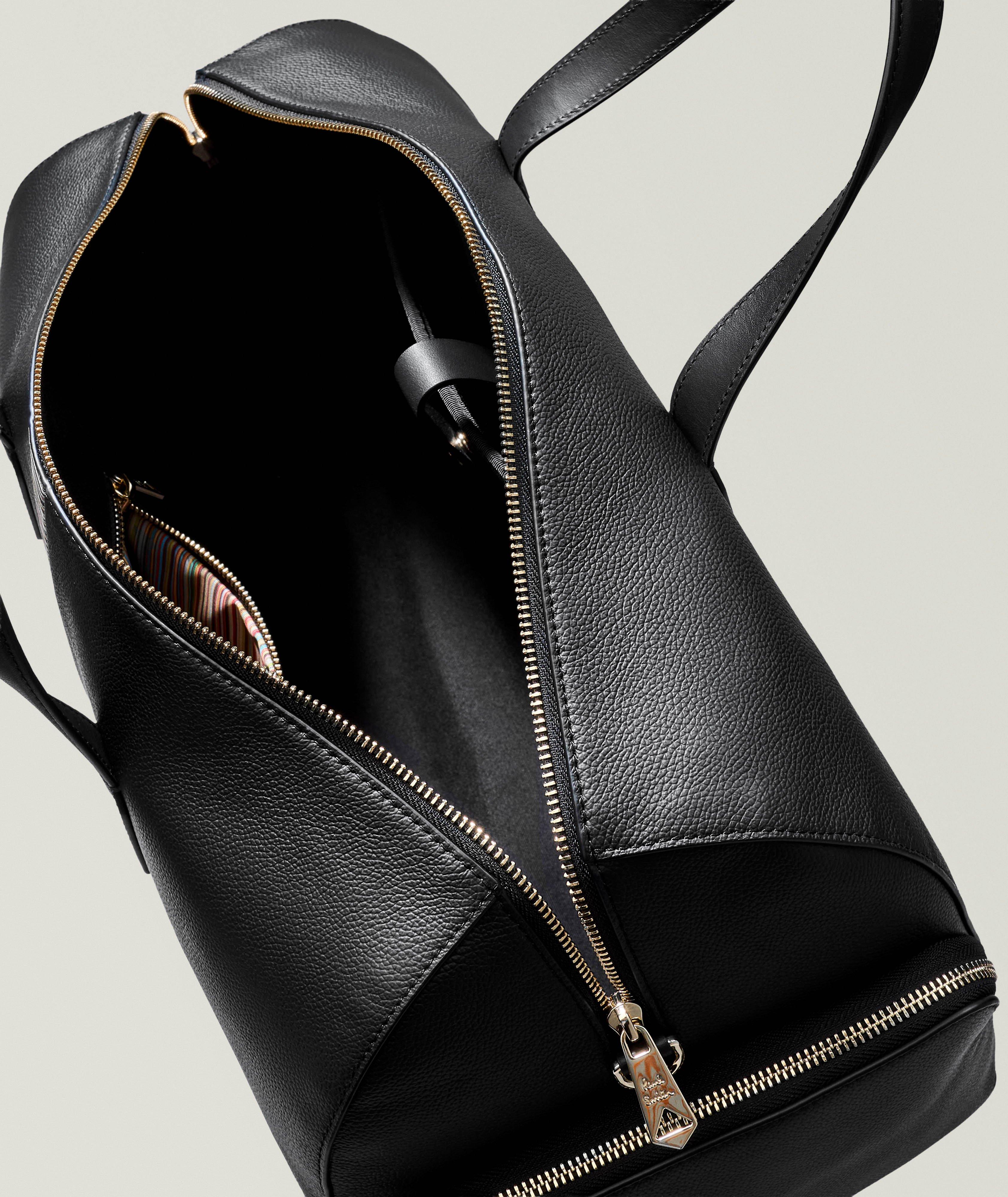 Signature Stripe Leather Day Holdall  image 2