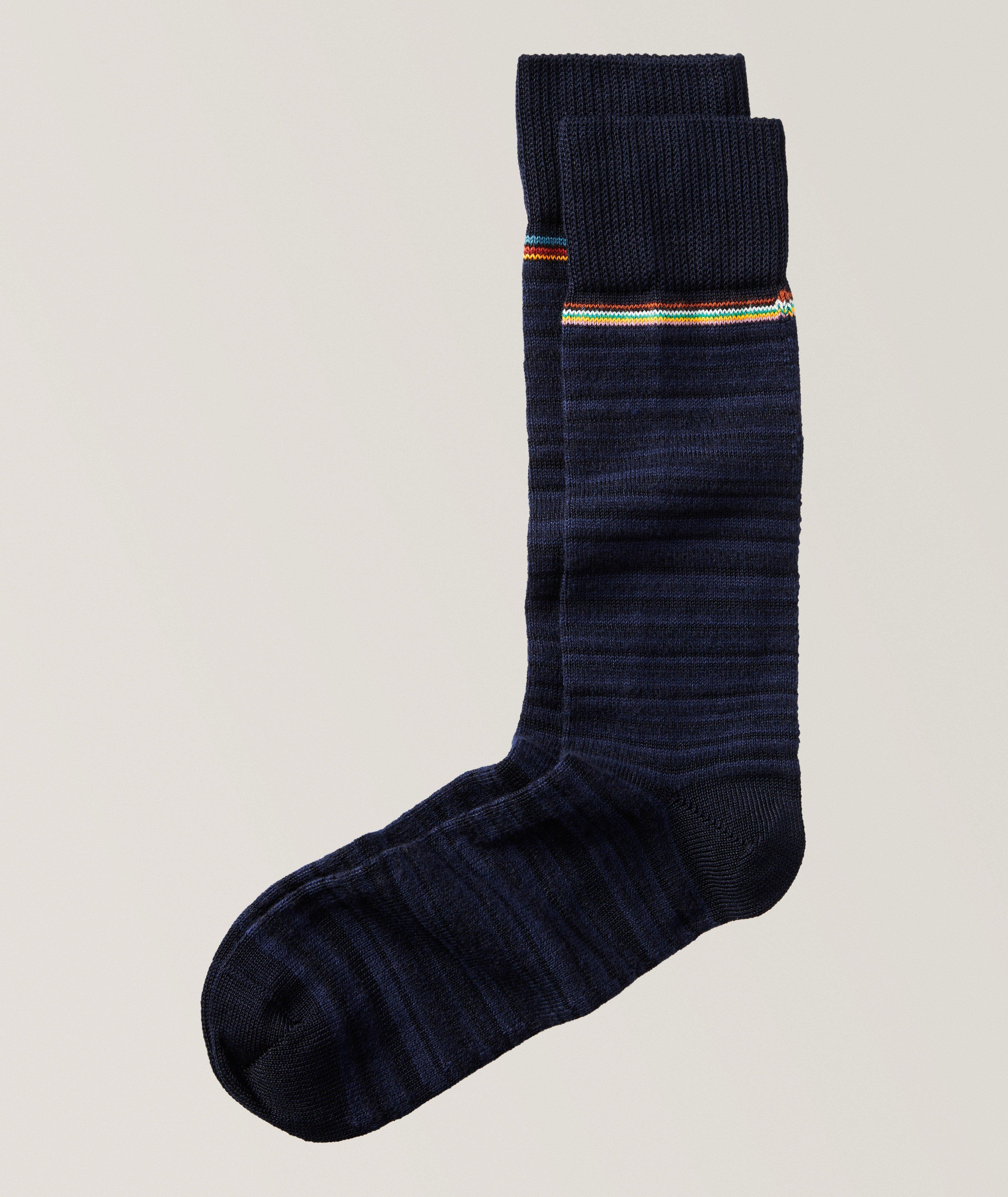 Tonal Signature Stripe Socks image 0