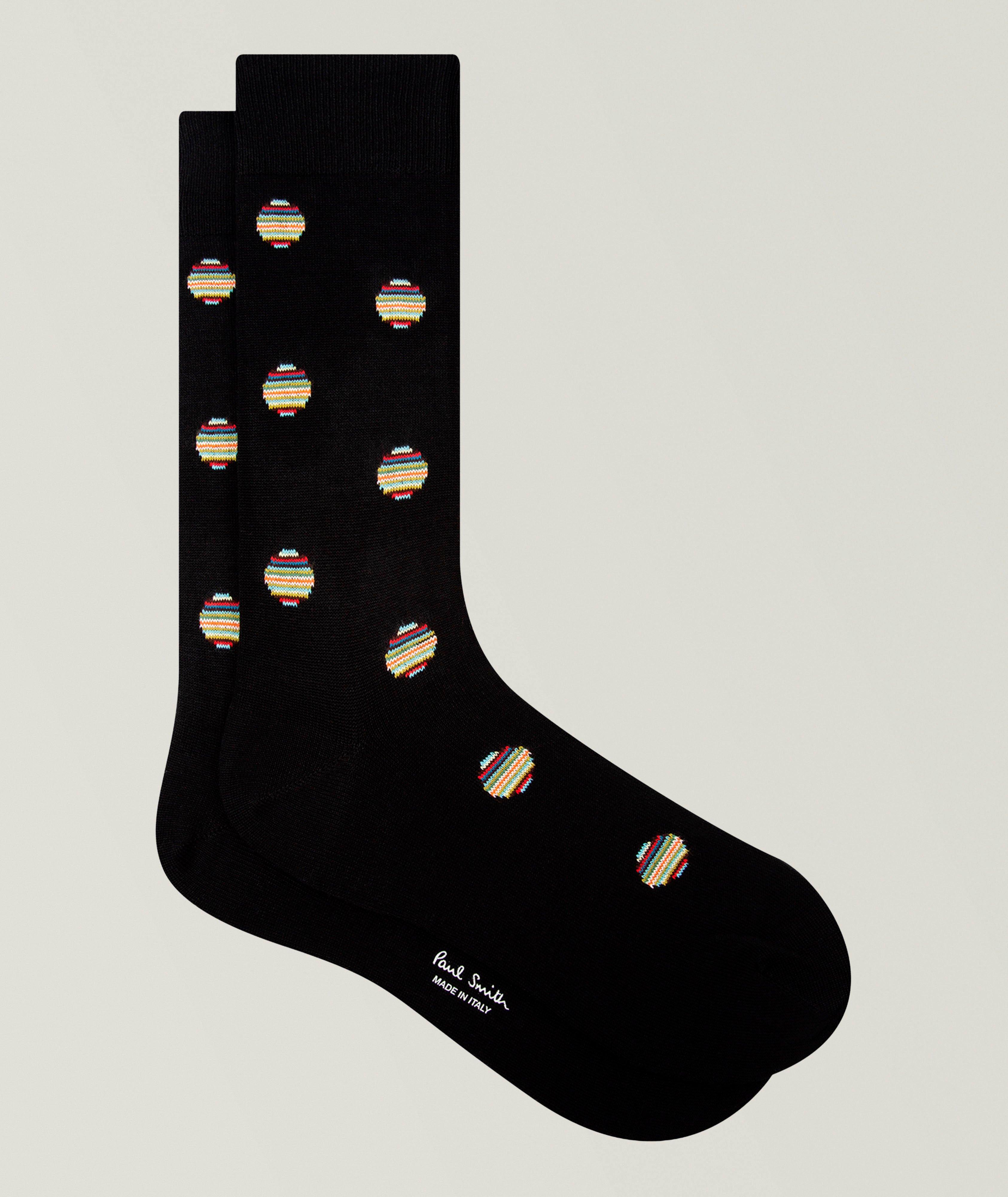 Signature Stripe-Dots Socks image 0