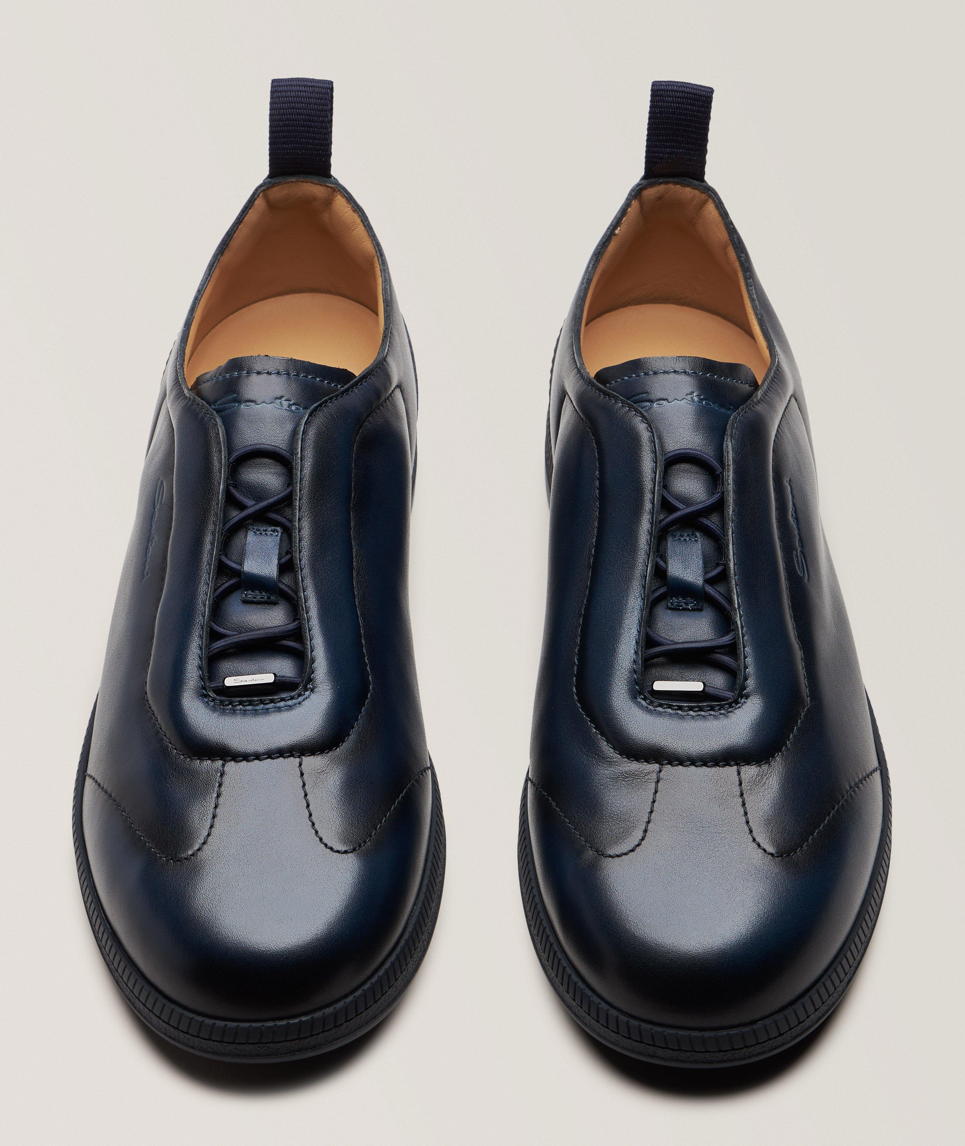 Leather Slip-On Sneakers image 1