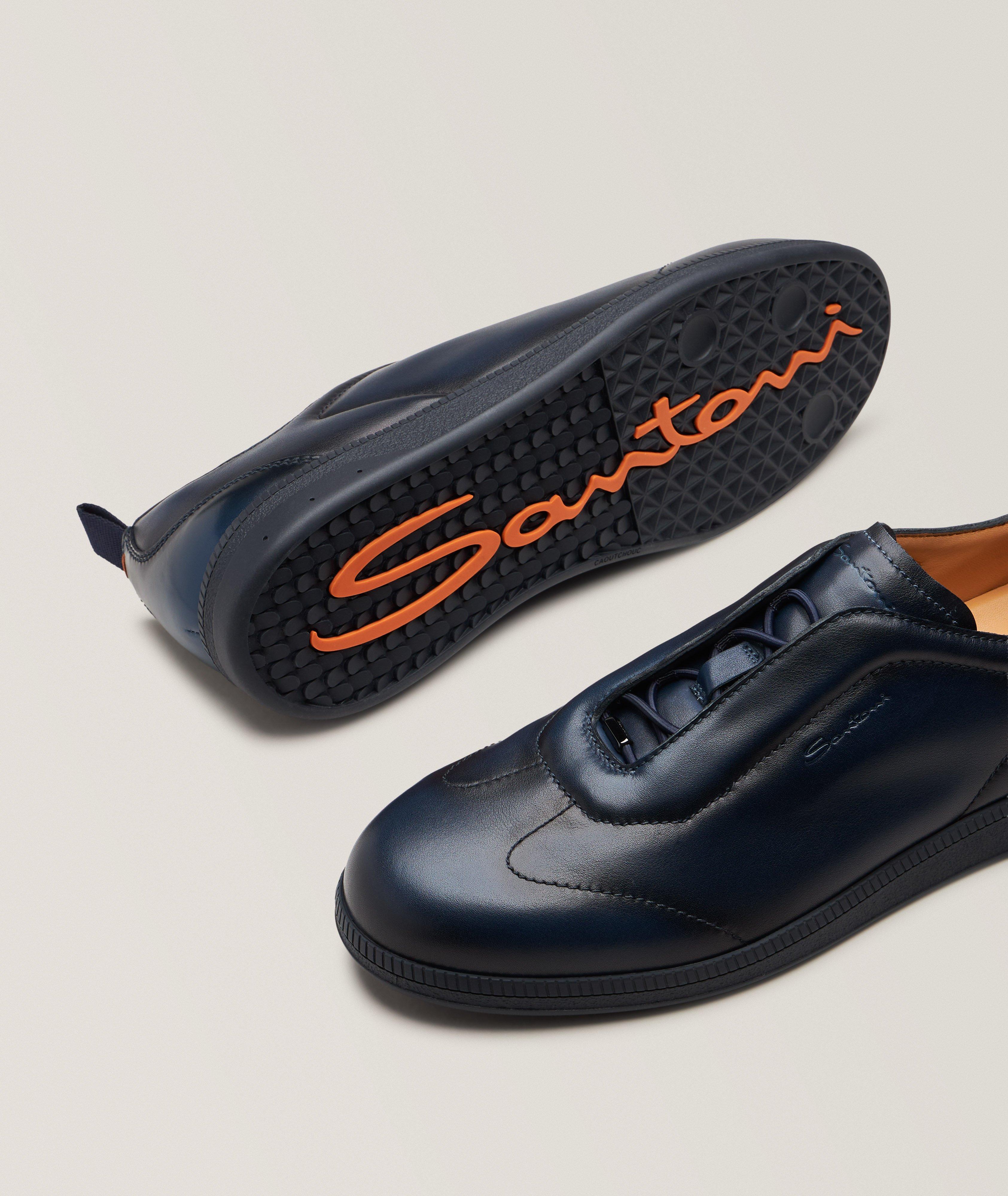 Leather Slip-On Sneakers image 3