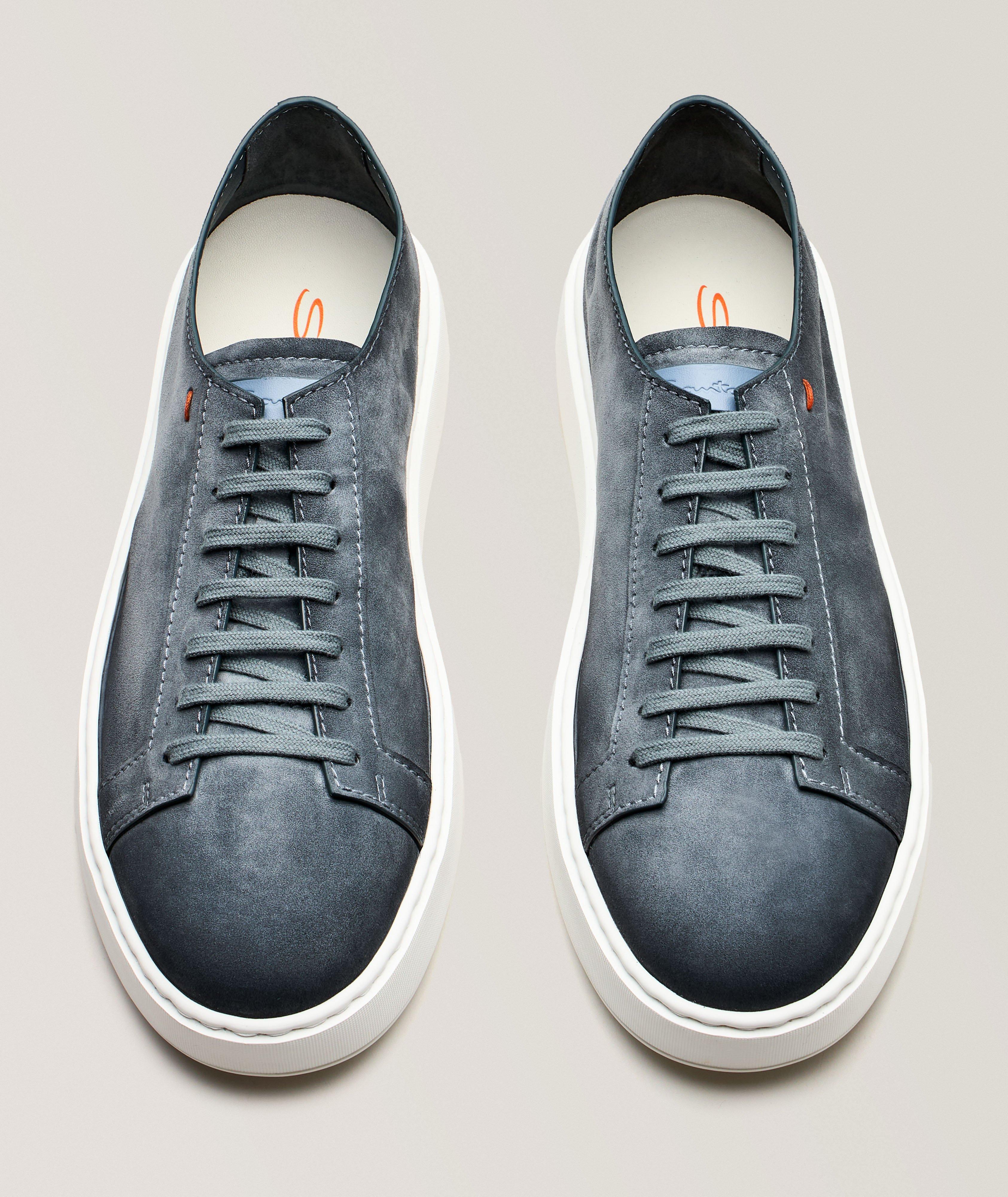 Chaussure sport en suède image 1