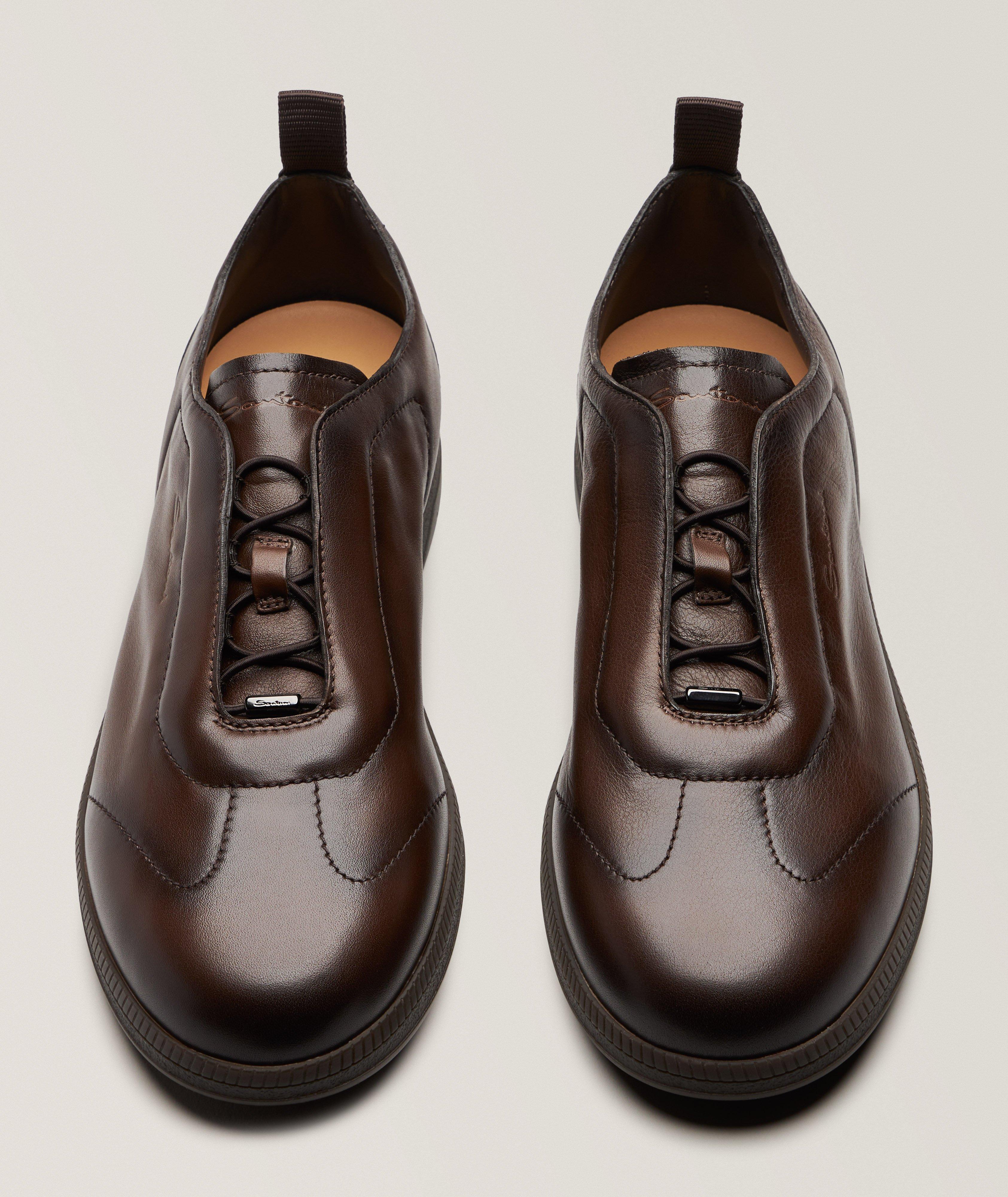 Leather Slip-On Sneakers image 1