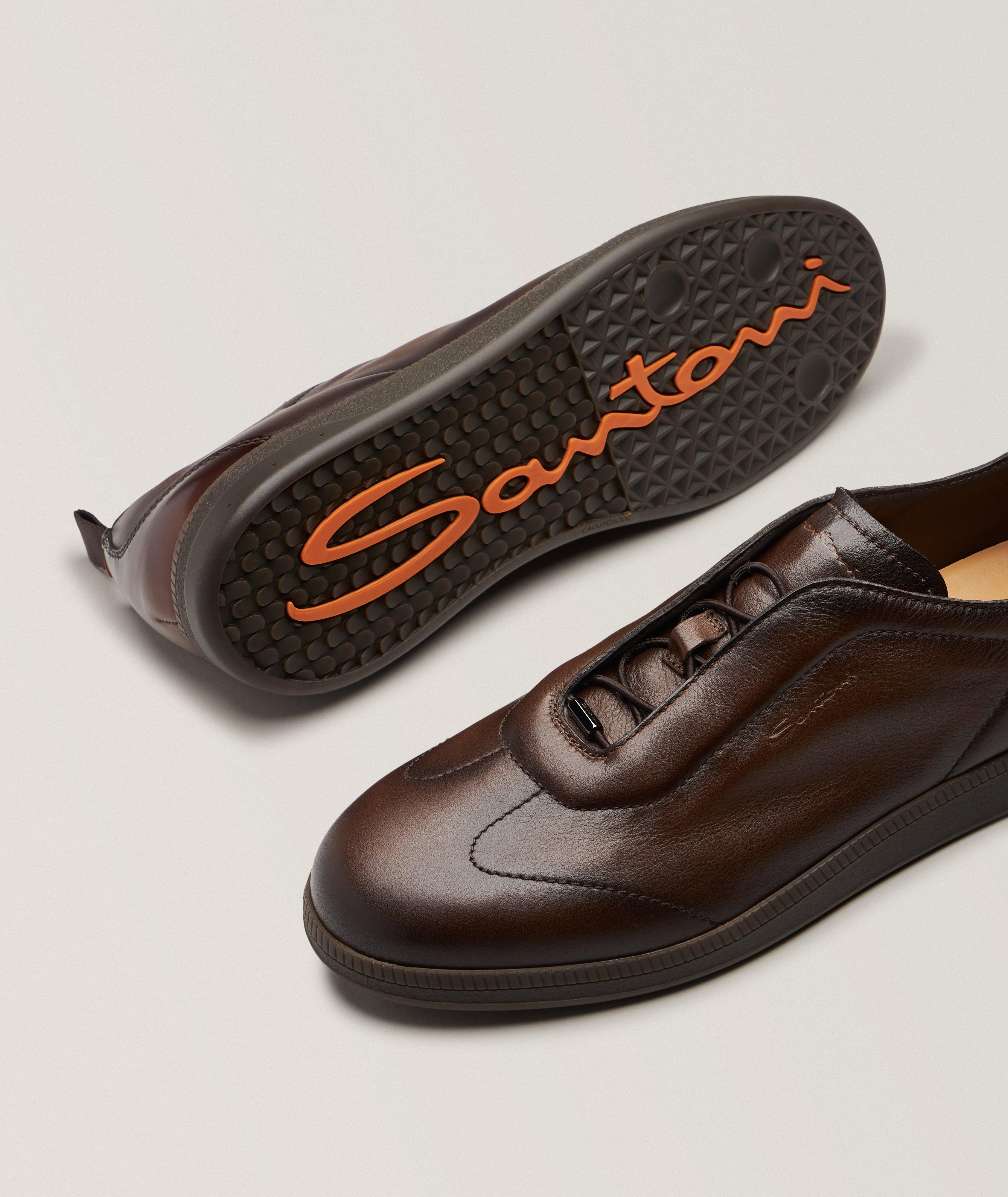 Leather Slip-On Sneakers image 3
