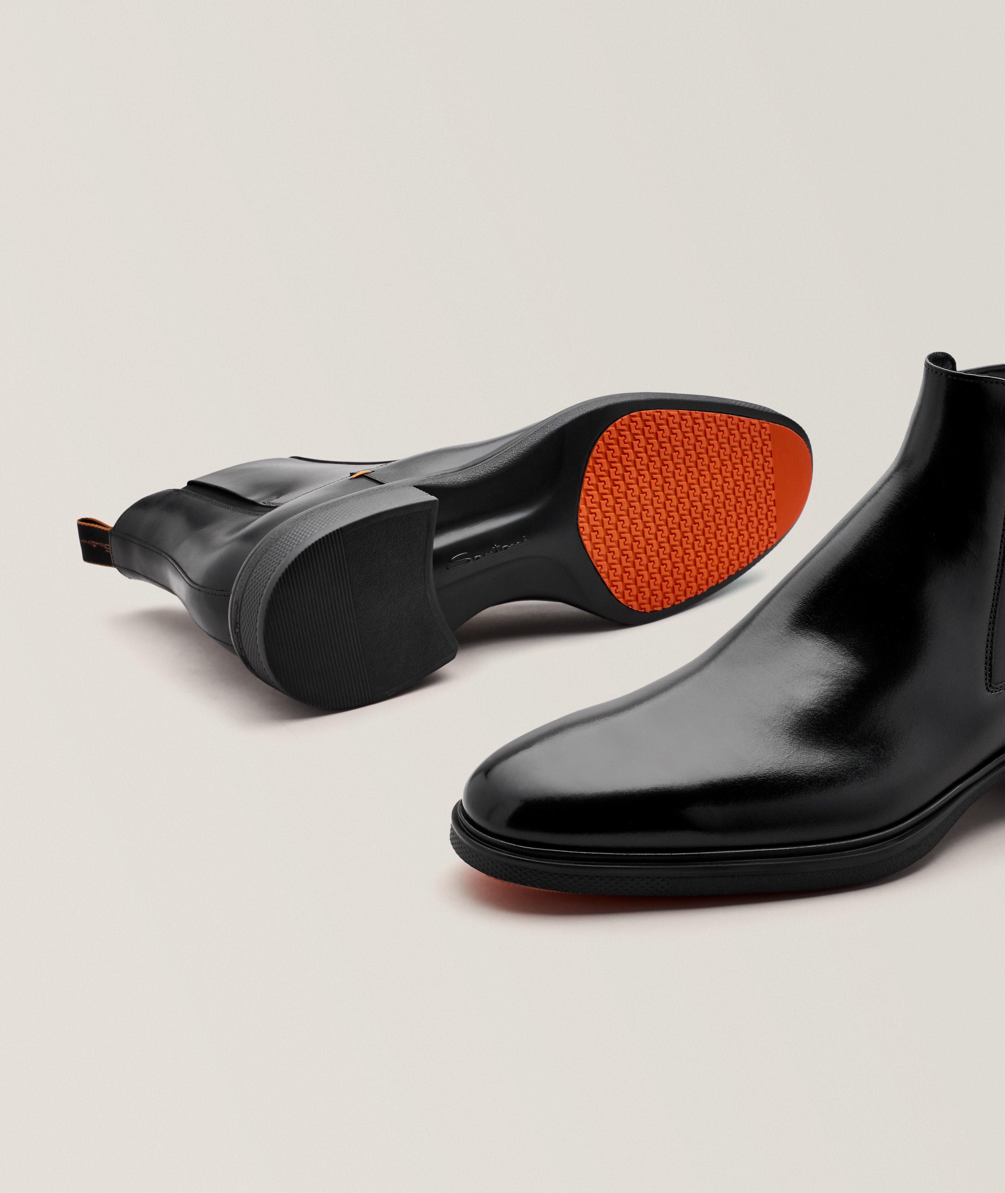 Botte de style Chelsea en cuir image 3