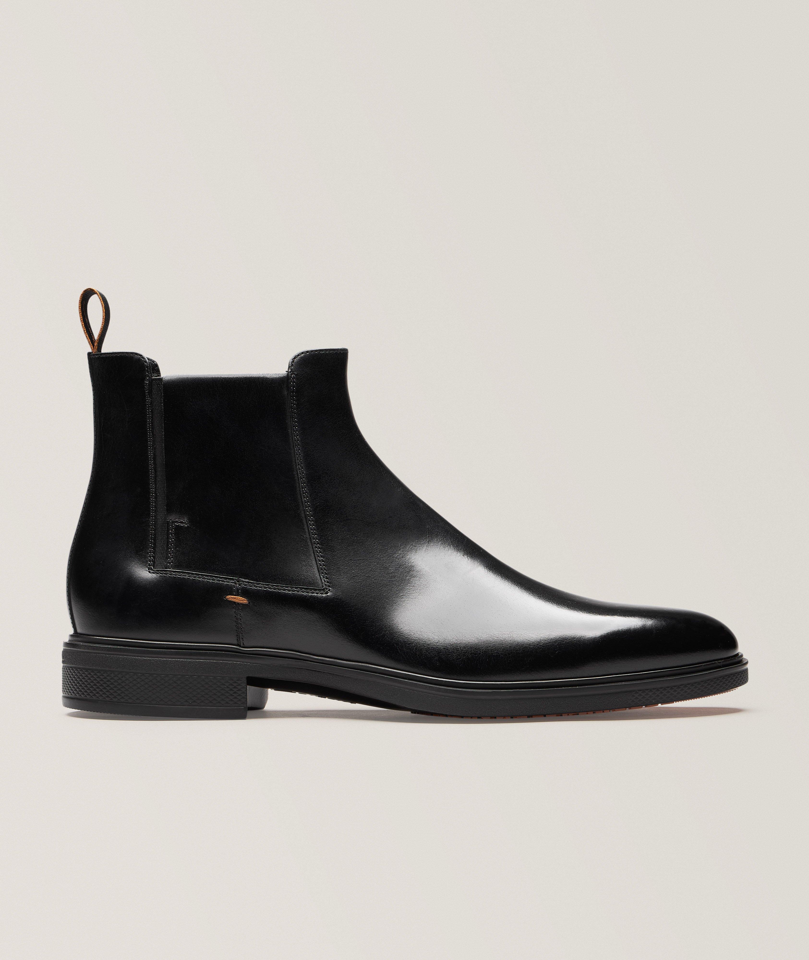 Botte de style Chelsea en cuir image 0