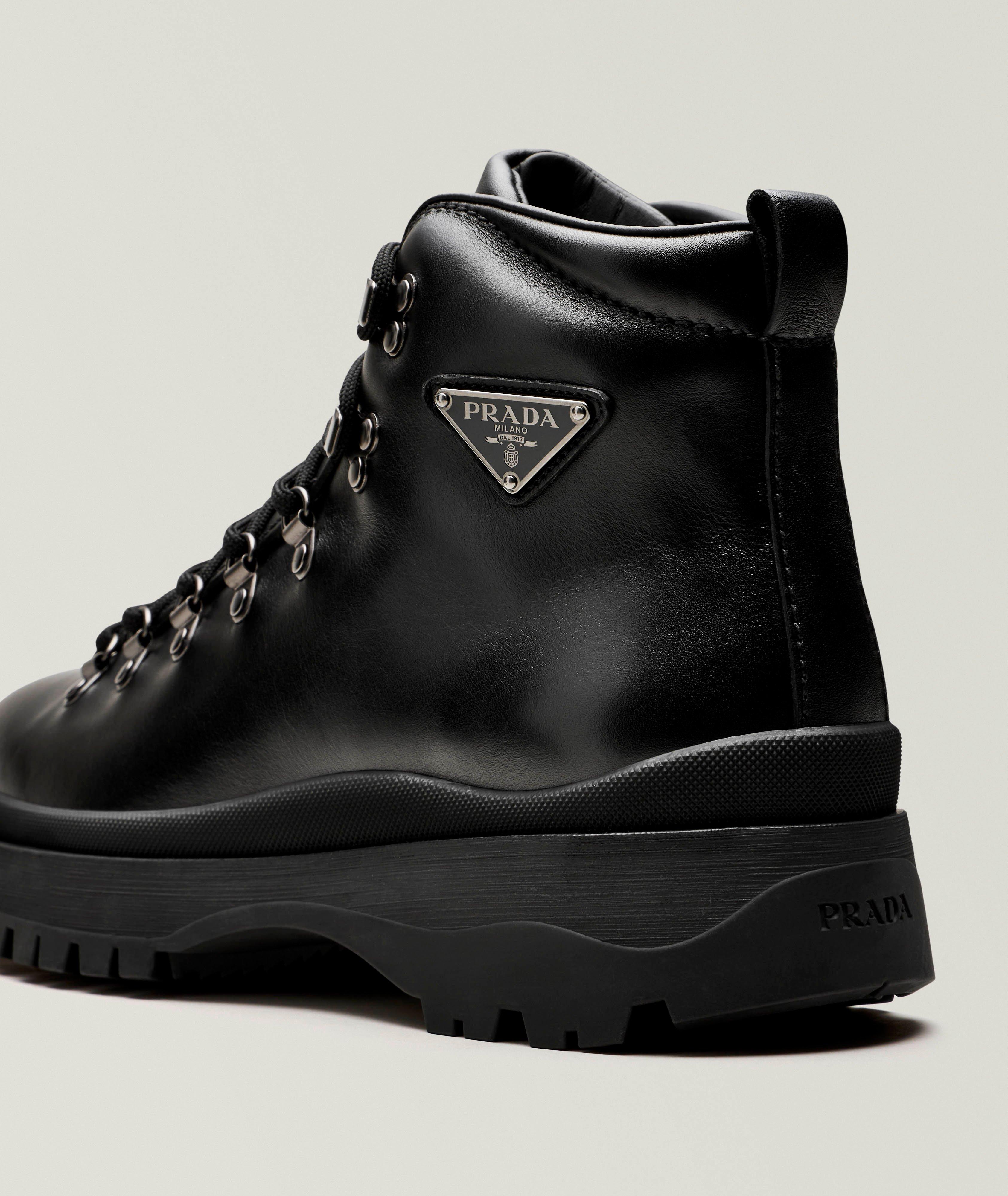 Brixxen Leather Logo Hiking Boots image 2