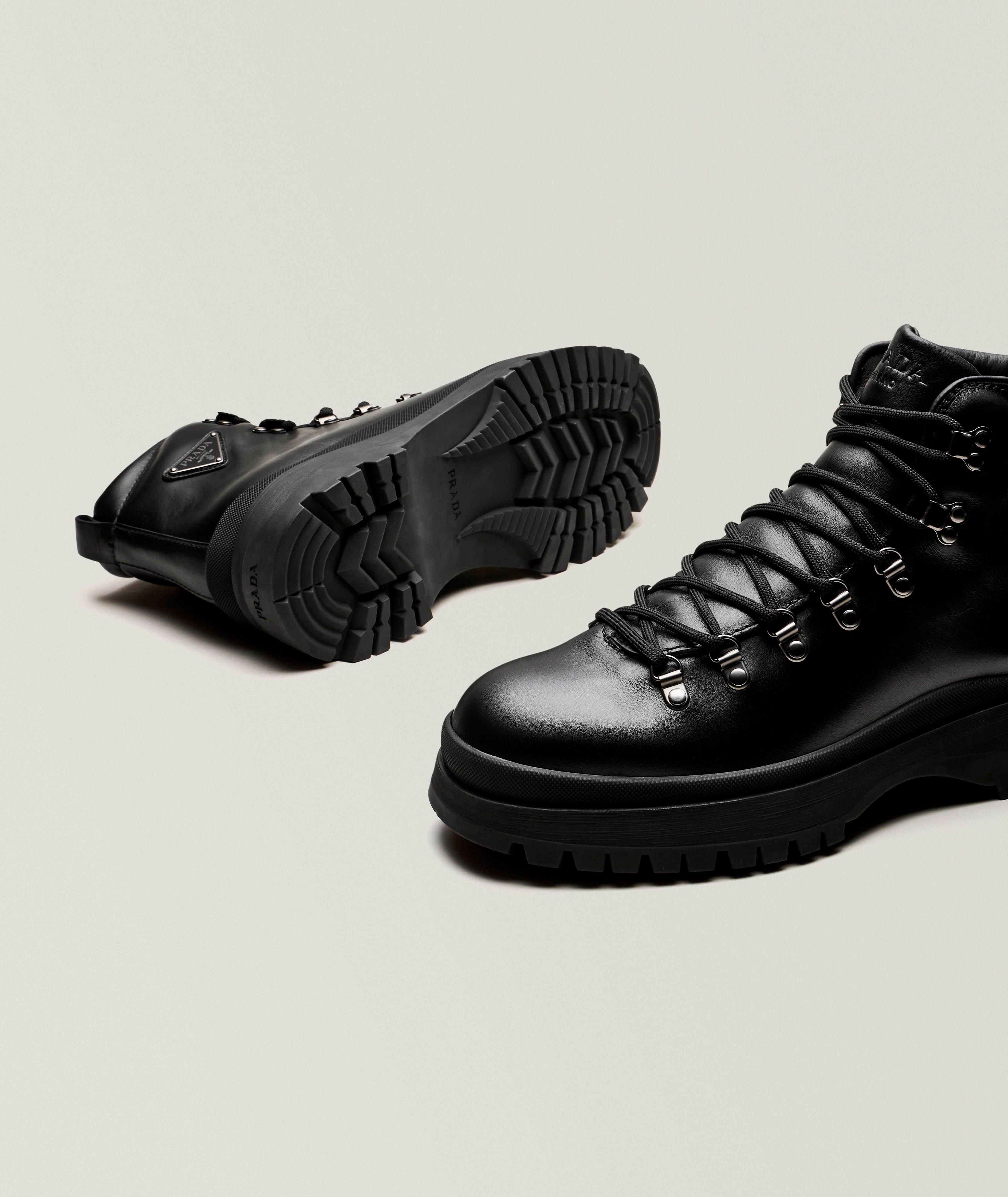 Brixxen Leather Logo Hiking Boots image 3