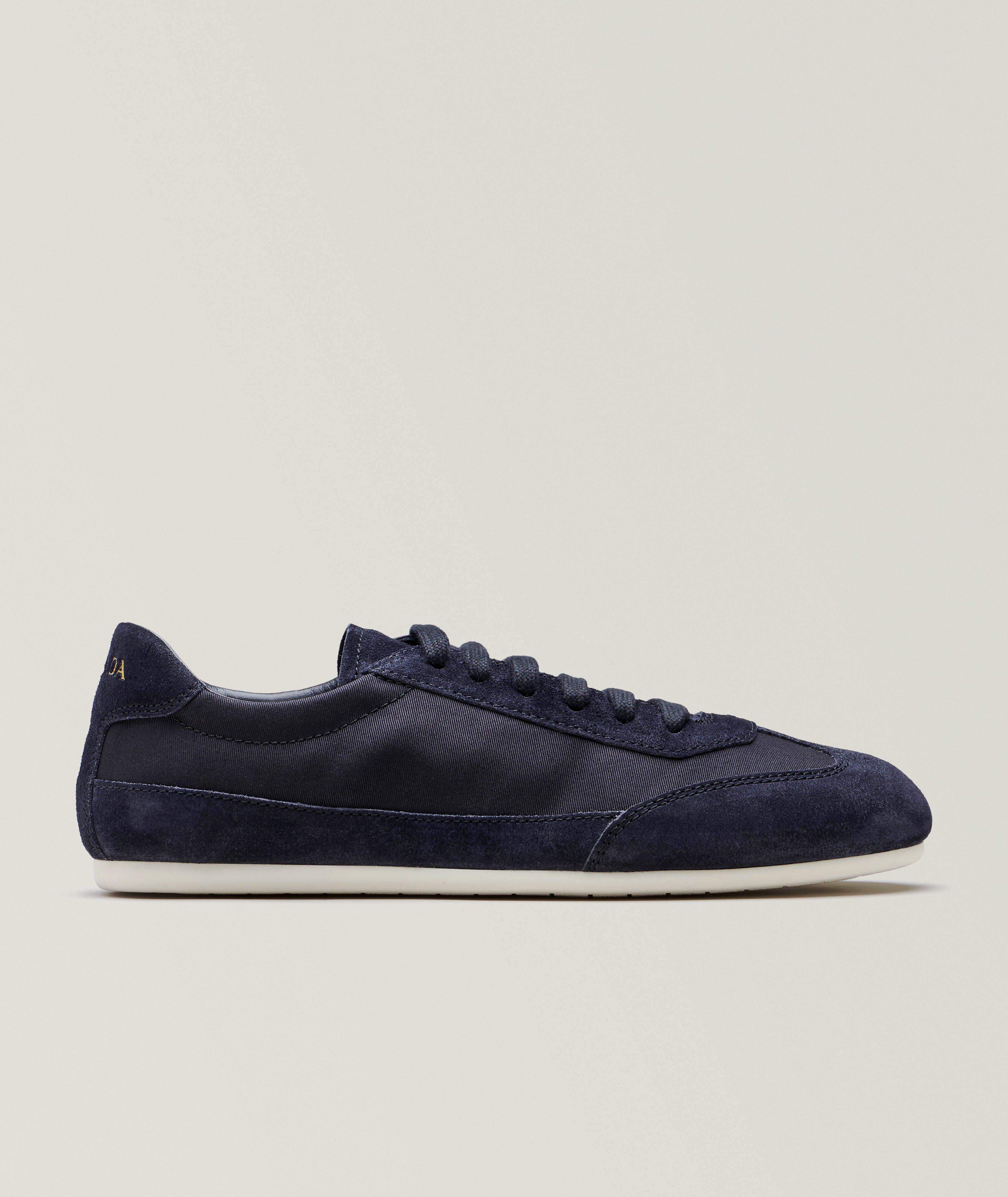 Prada Suede Panel Sneakers