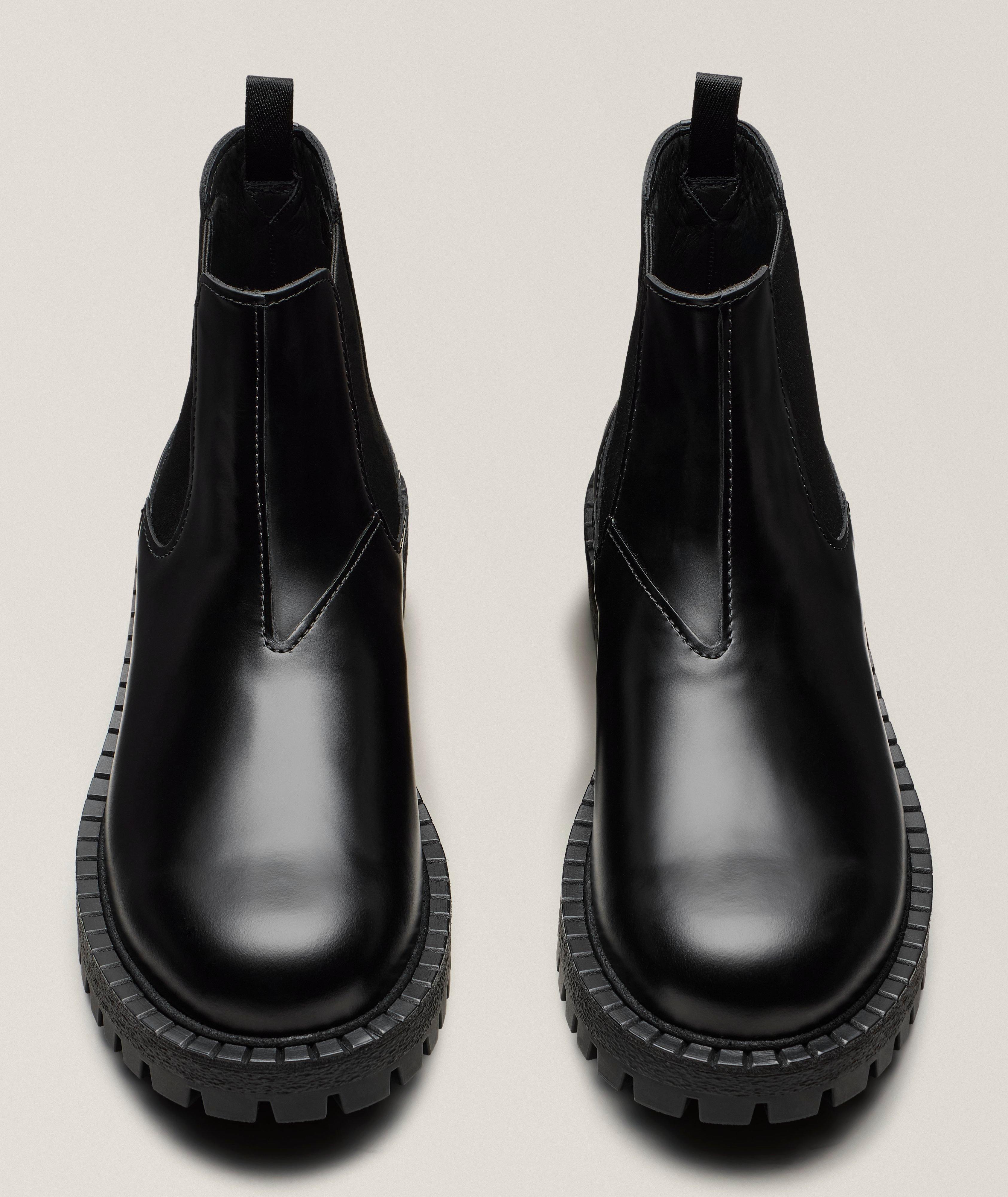 Leather Lug Chelsea Boots image 1