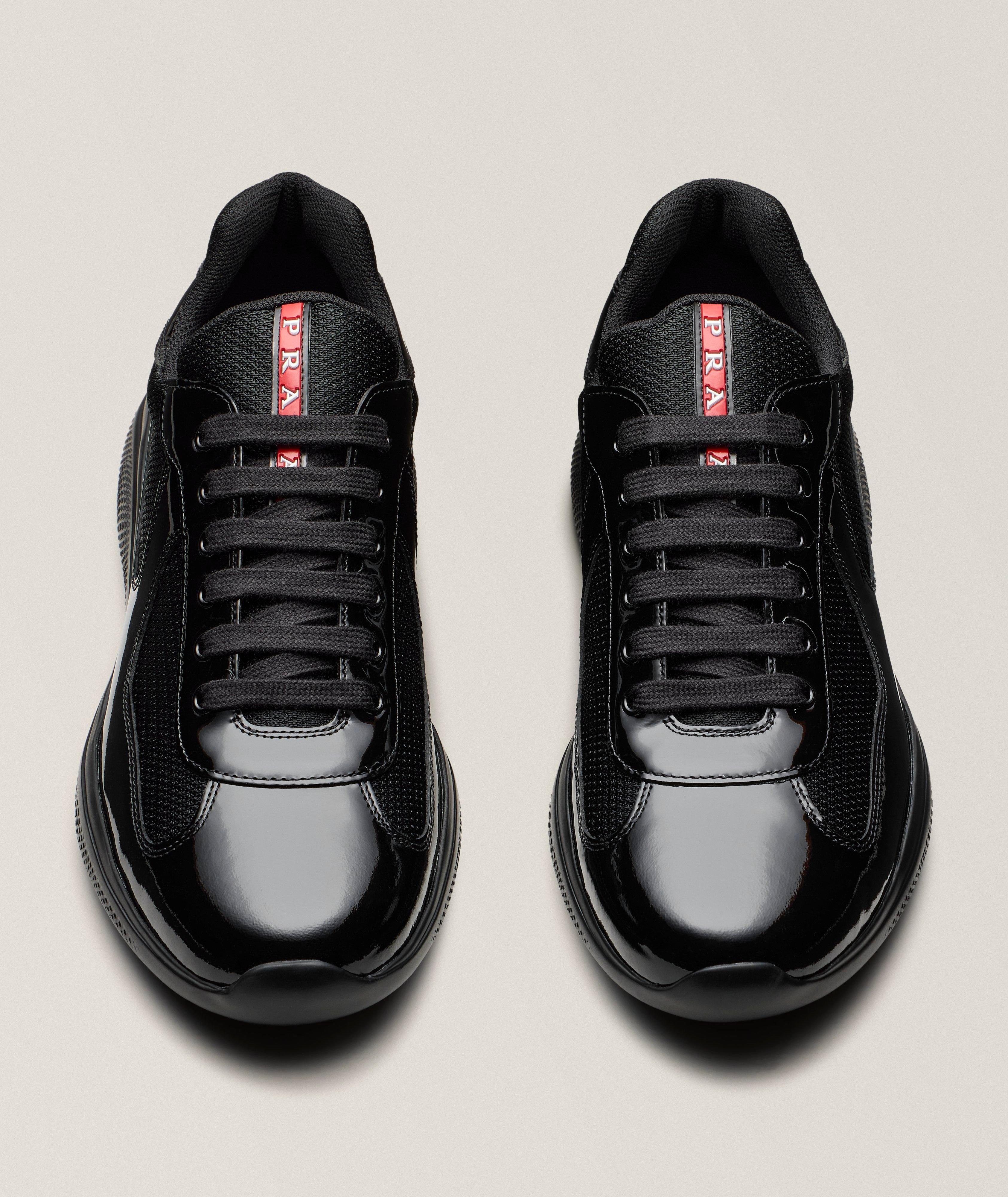 America's Cup Patent Leather & Mesh Sneakers image 1