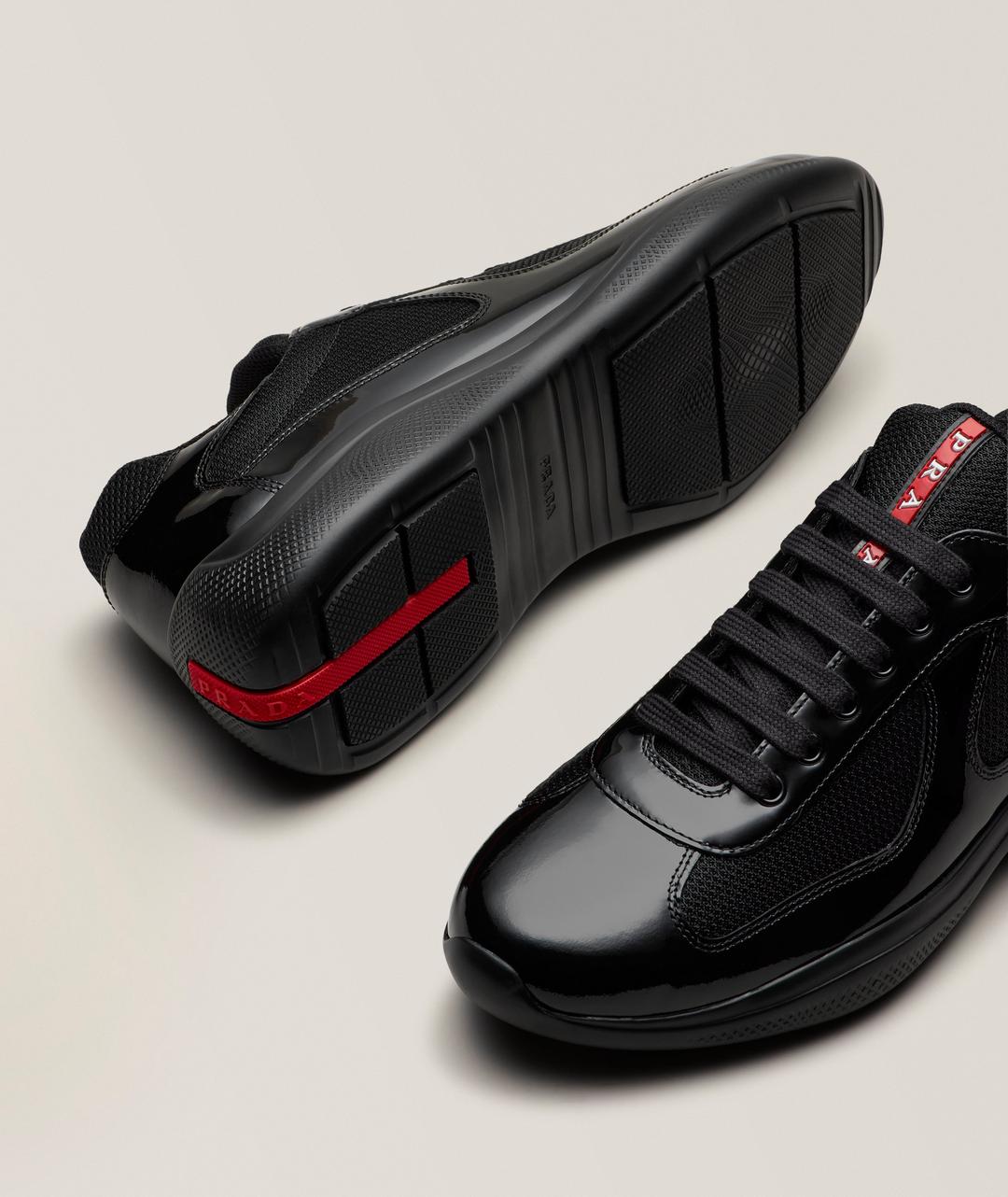 America's Cup Patent Leather & Mesh Sneakers image 3