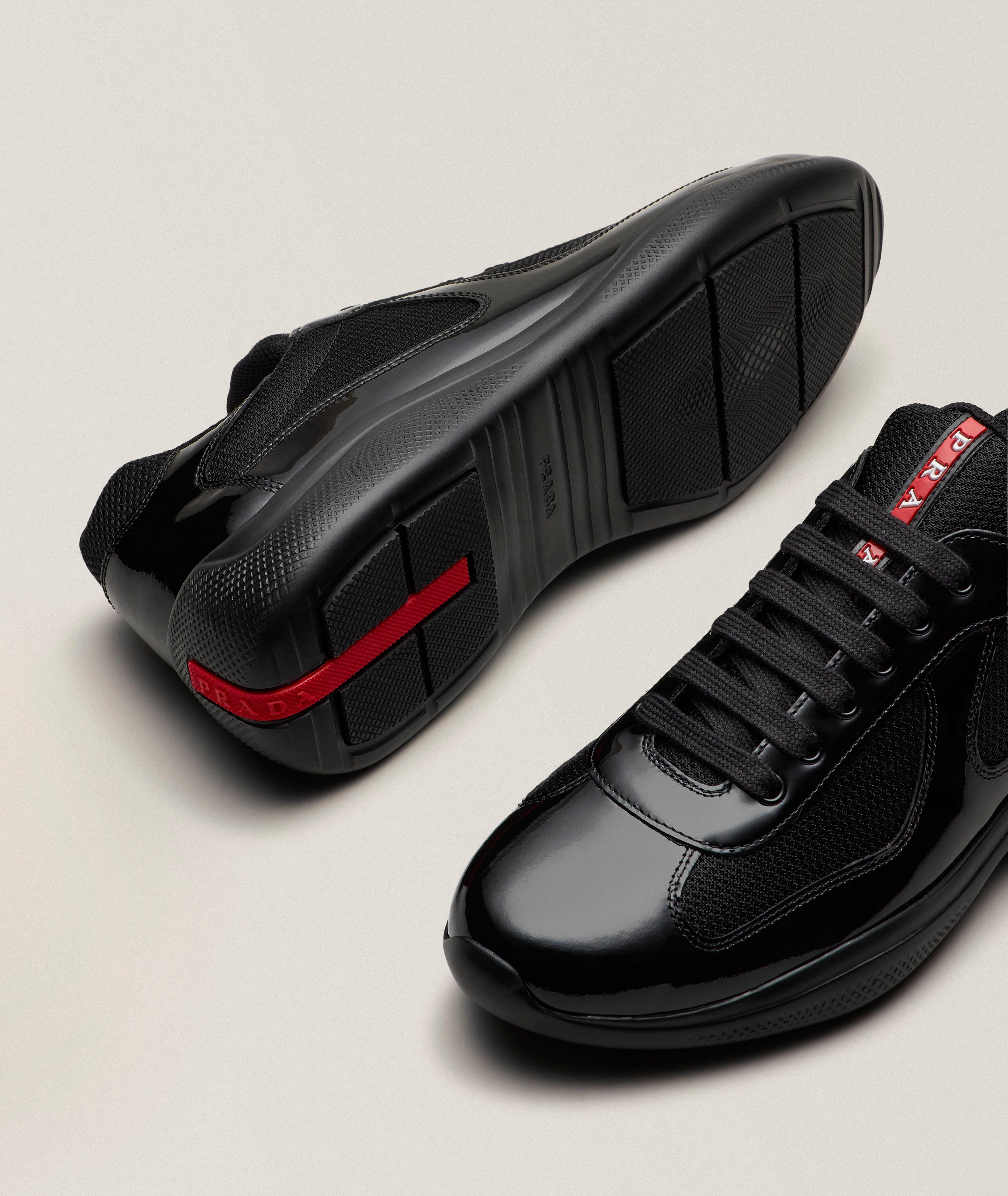 America's Cup Patent Leather & Mesh Sneakers image 3