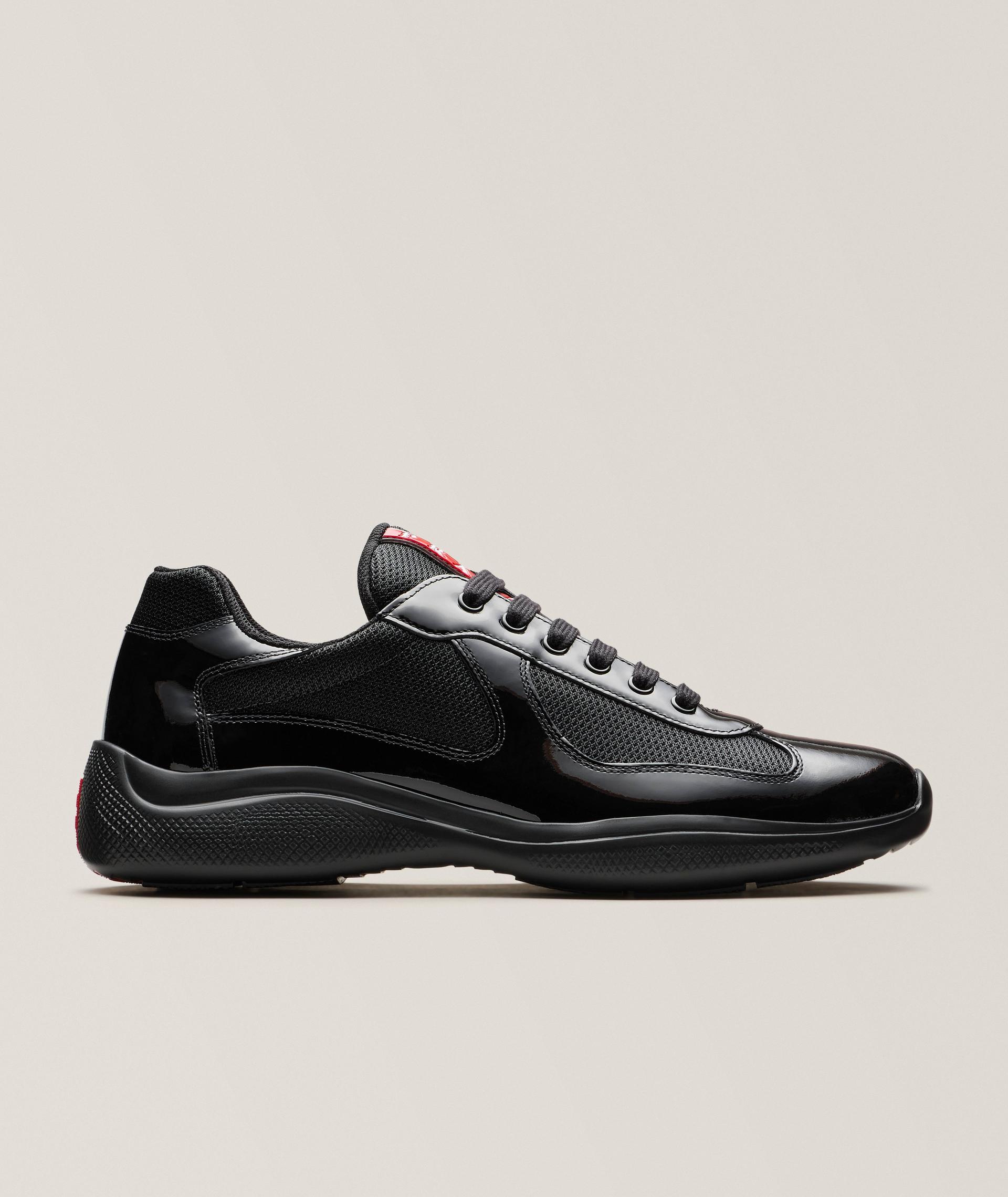 America's Cup Patent Leather & Mesh Sneakers image 0