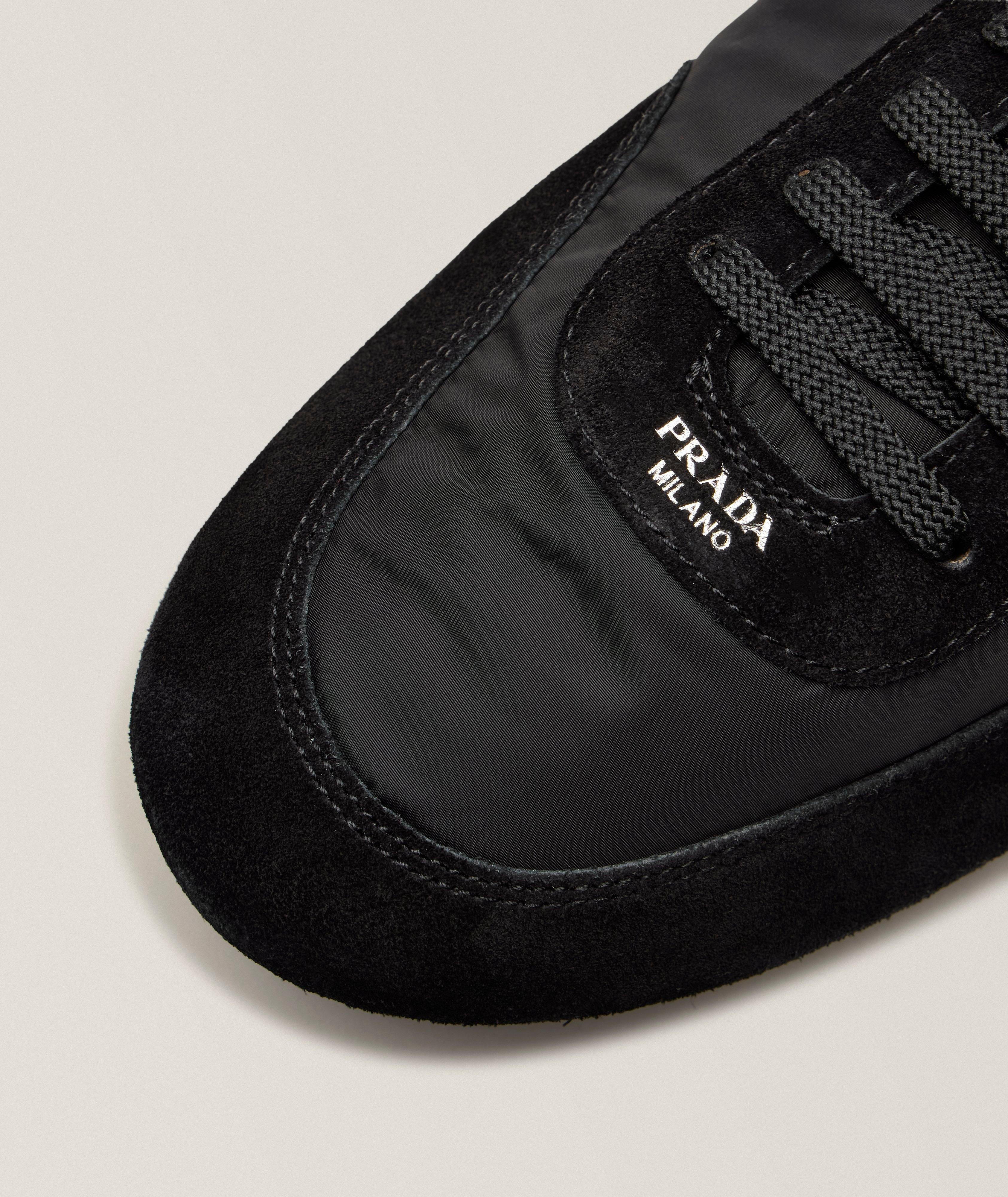 Collapse Re-Nylon & Suede Elasticized Sneakers image 2