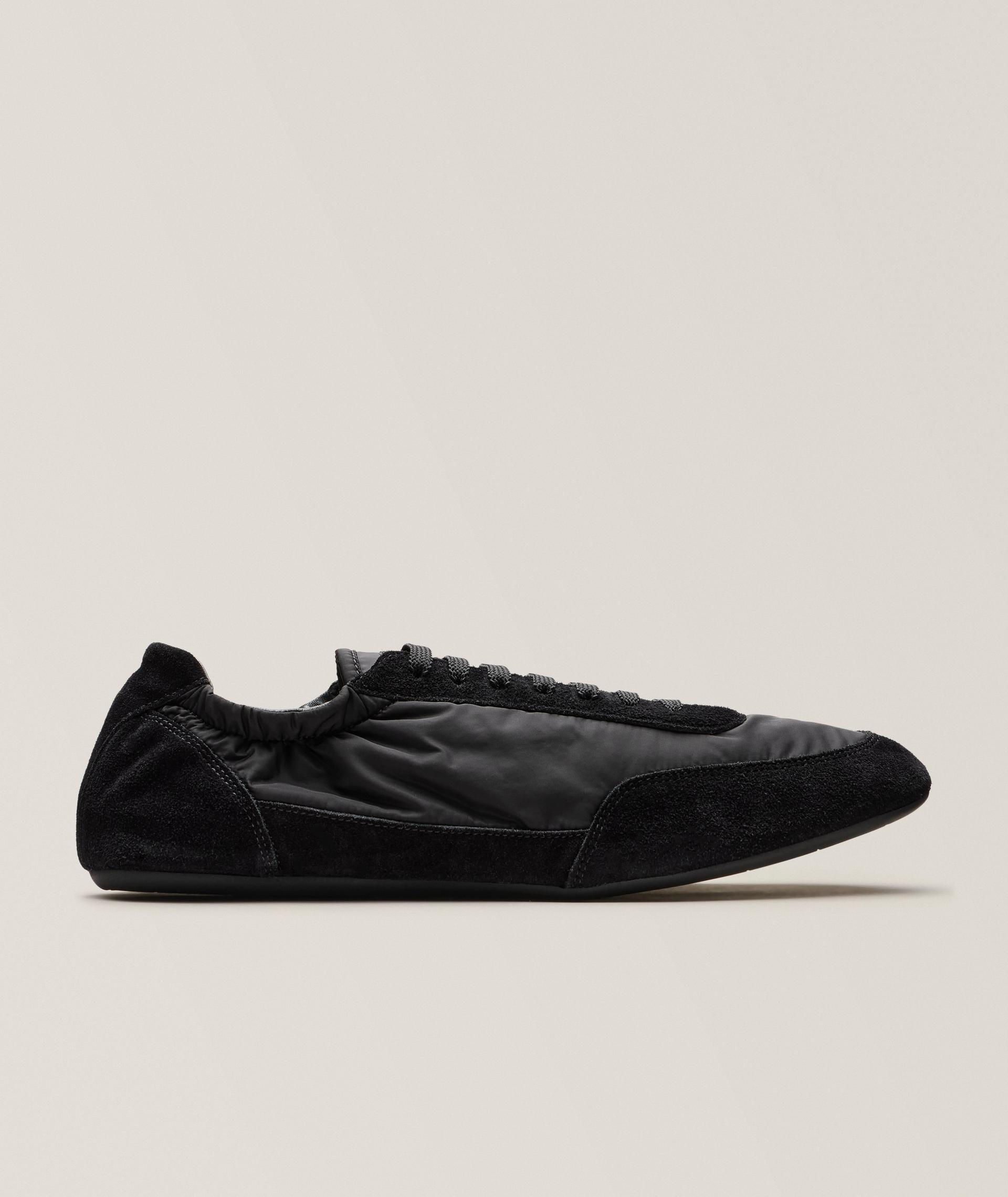 Chaussure sport repliable en suède et en nylon recyclé image 0