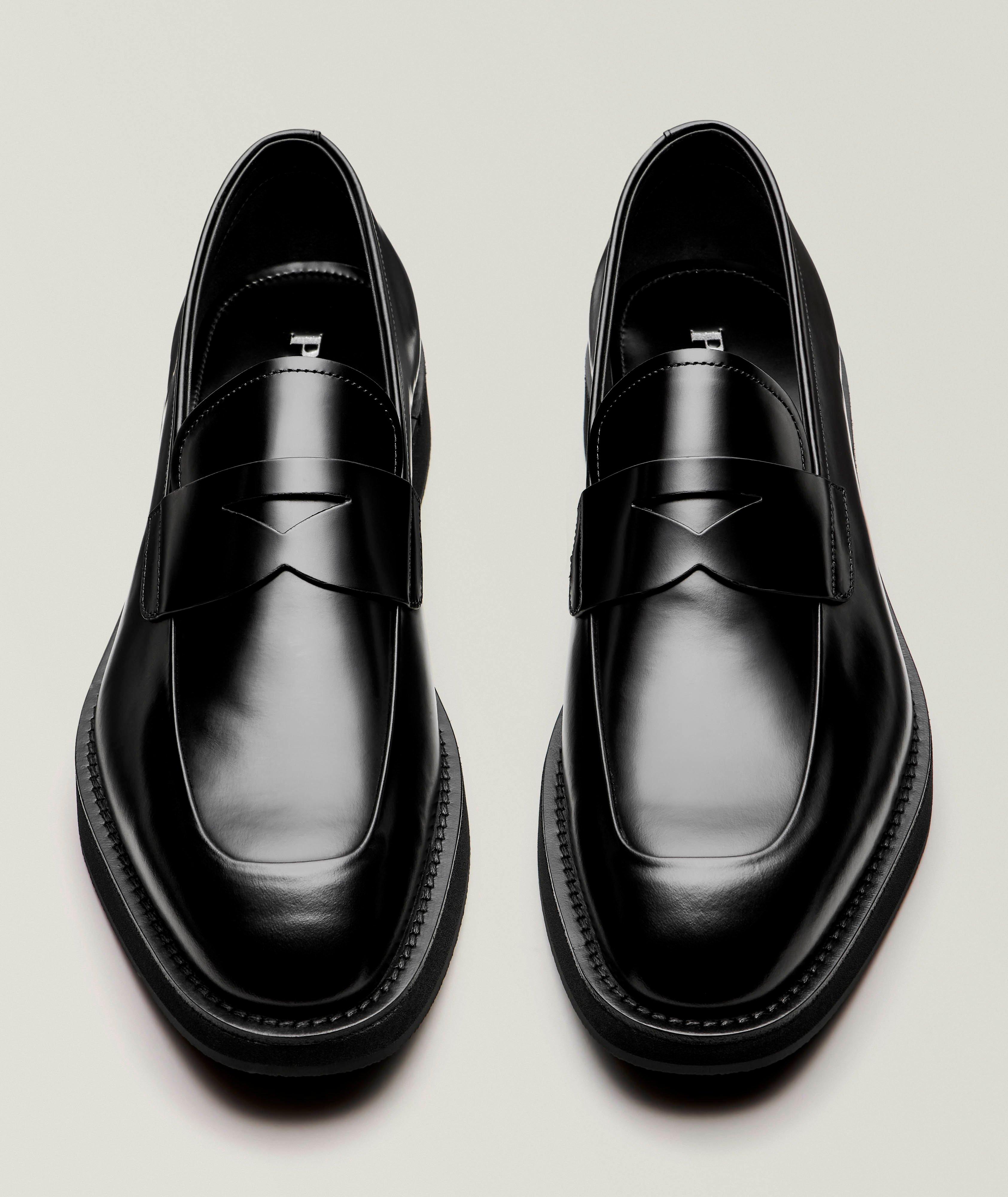 Mocassins à mors en cuir avec semelle compensée image 1