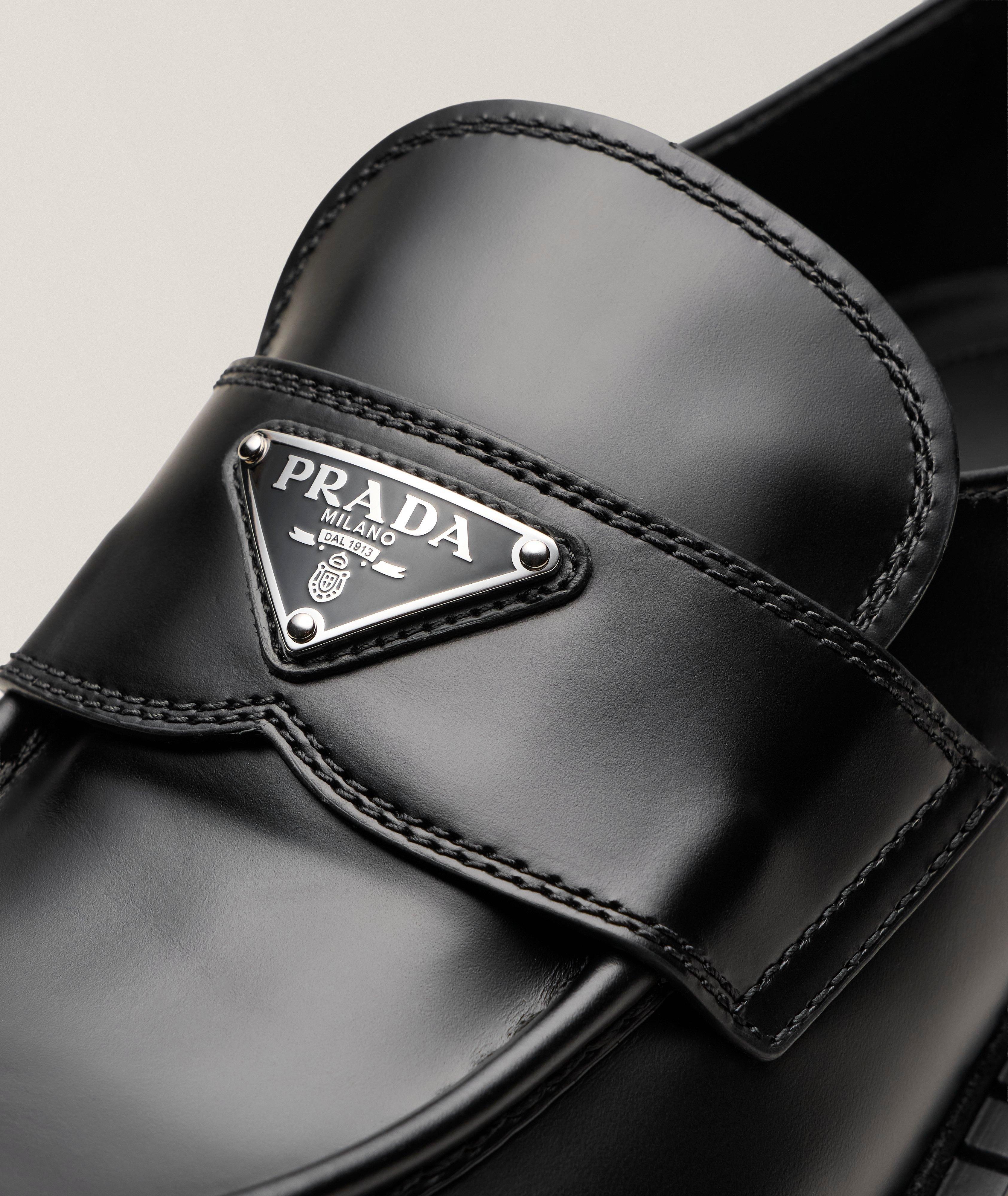 Leather Lug Penny Loafers image 2