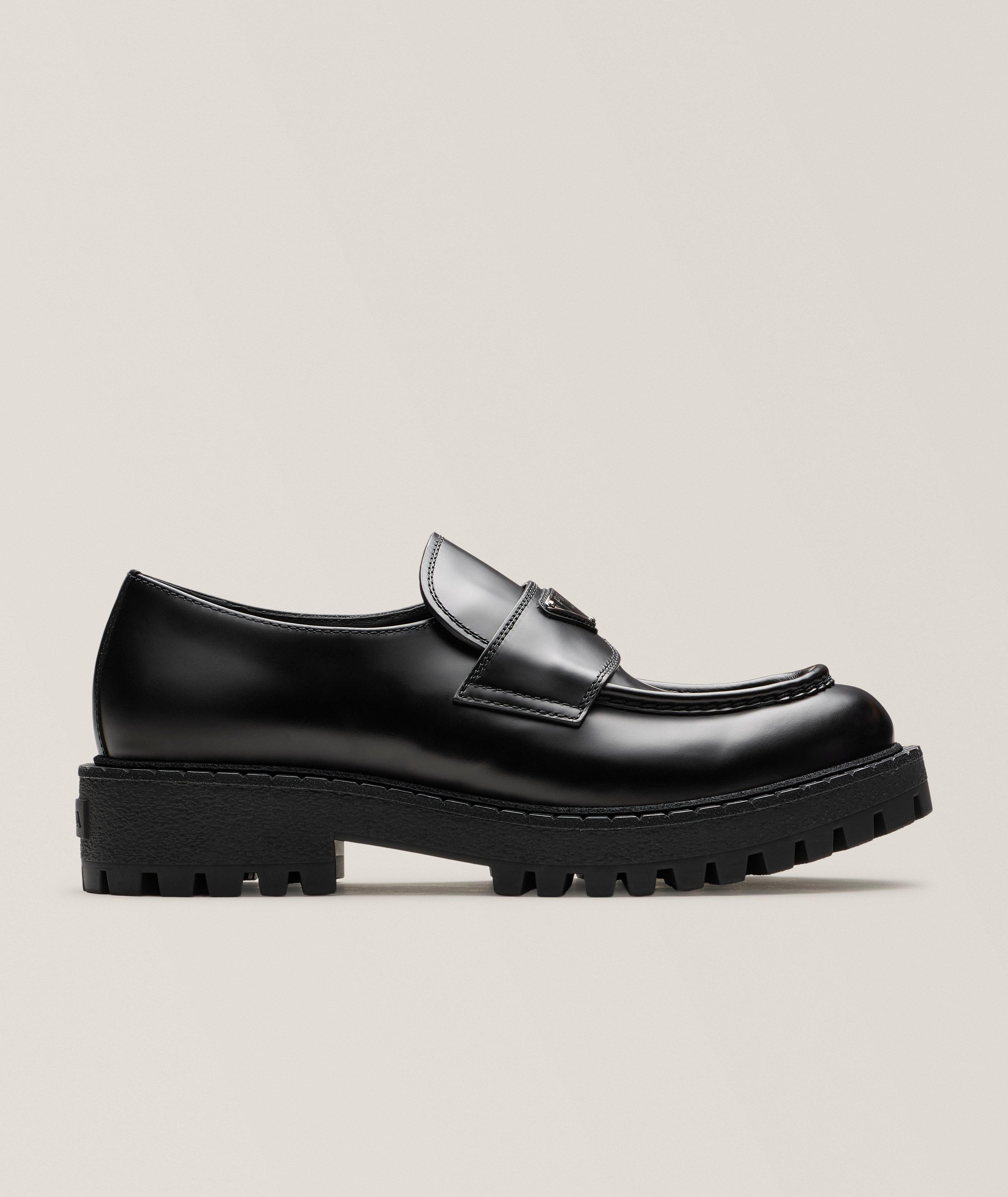 Leather Lug Penny Loafers image 0