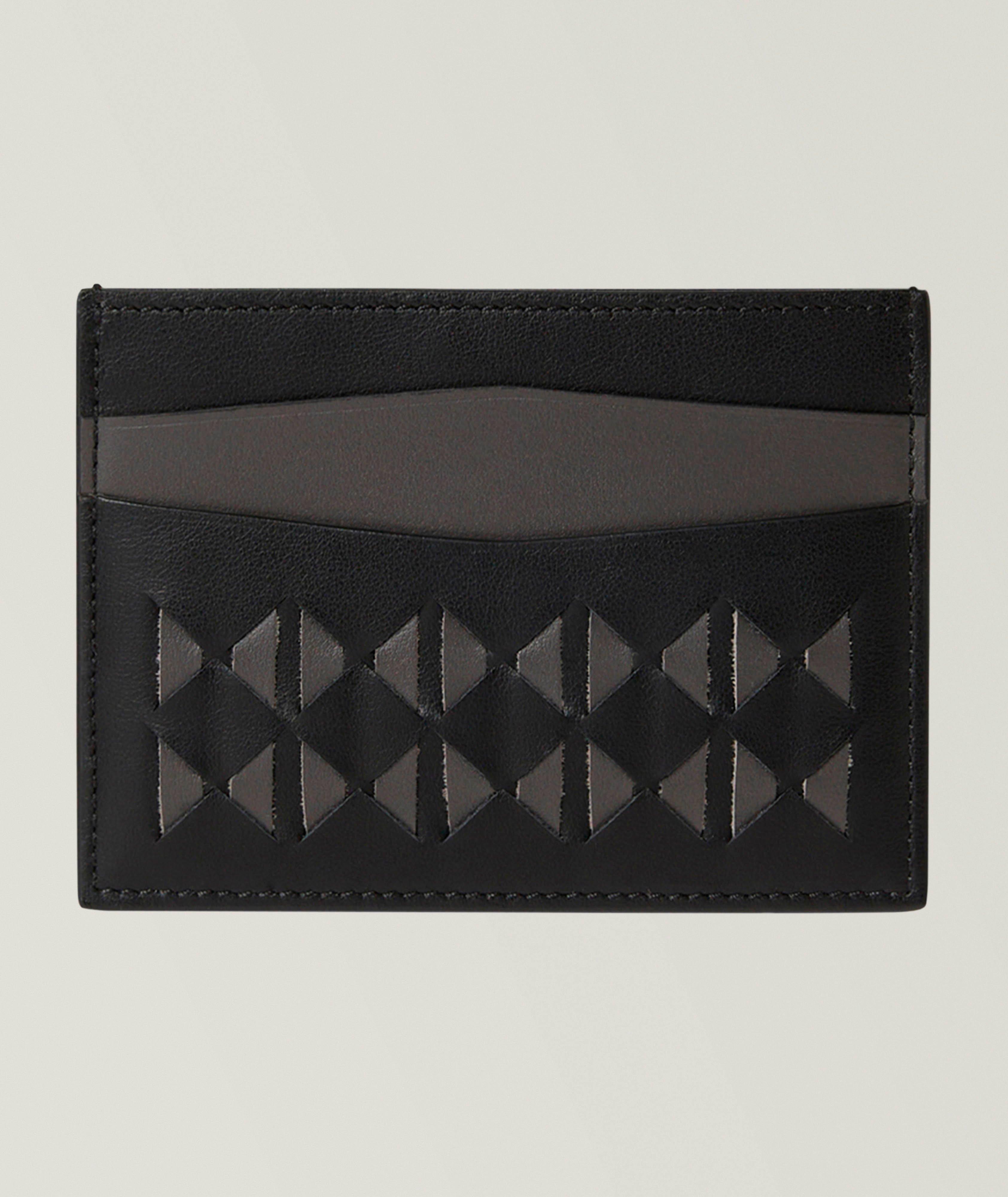Porte-carte en cuir mosaïqué image 0