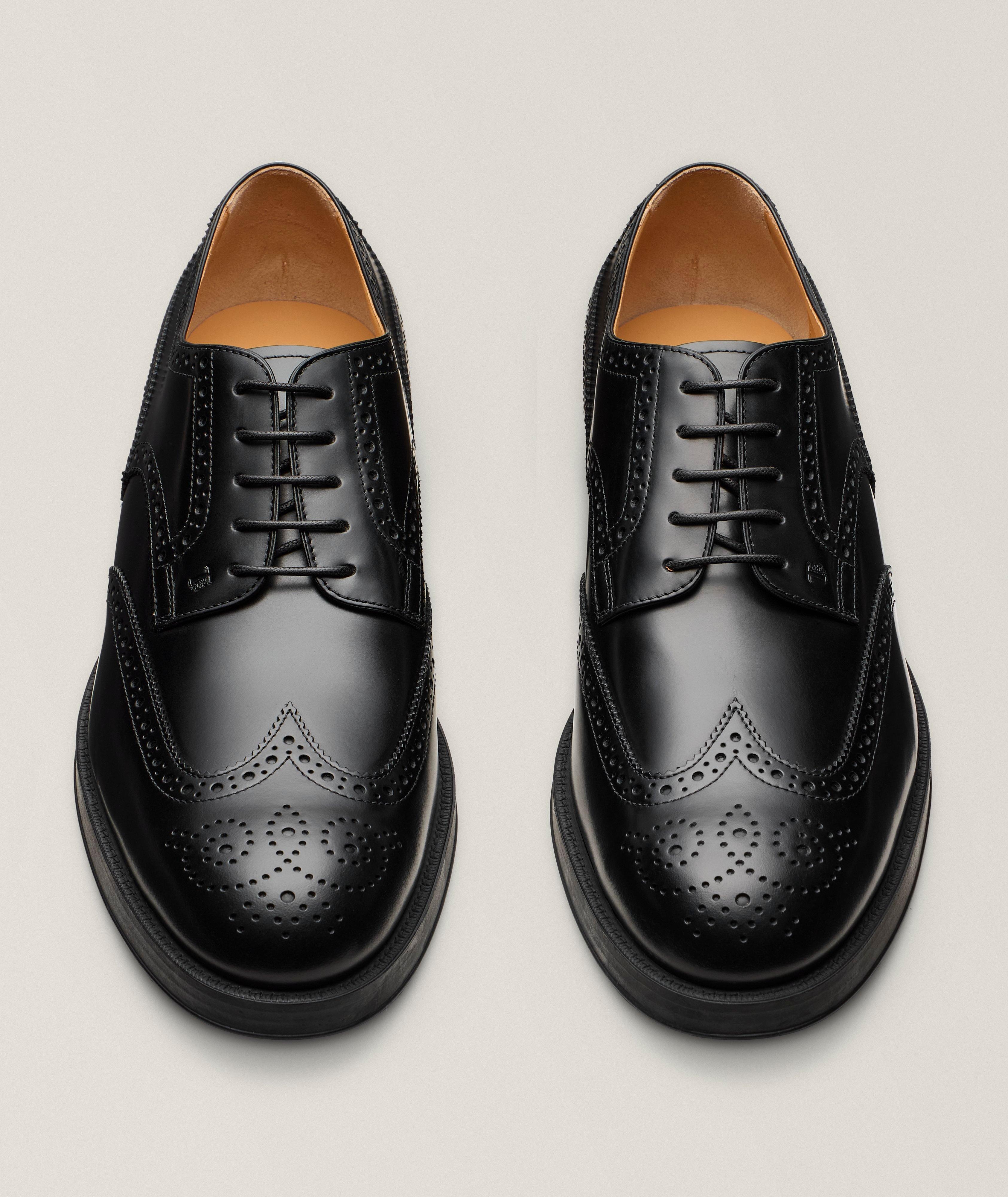 Leather Wingtip Brogue Derbies image 1