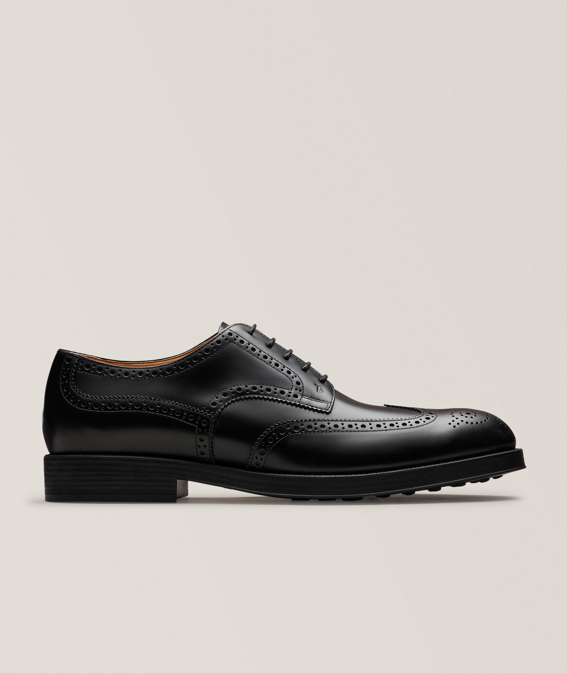 Leather Wingtip Brogue Derbies image 0