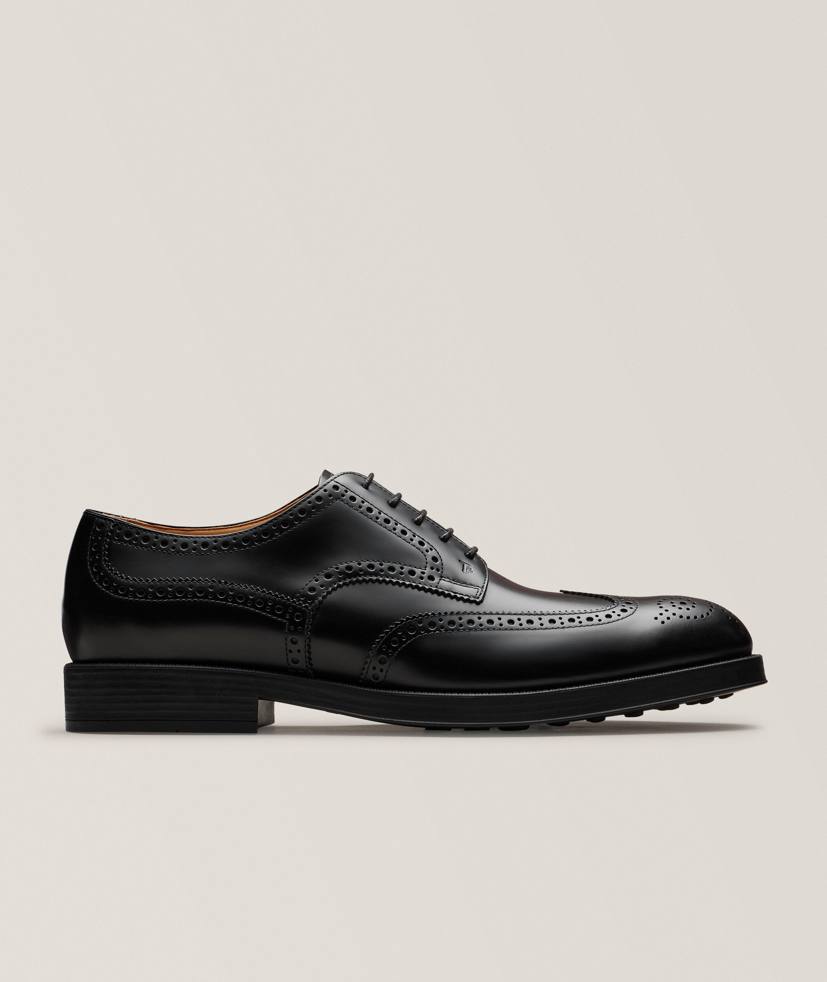 Leather Wingtip Brogue Derbies image 0