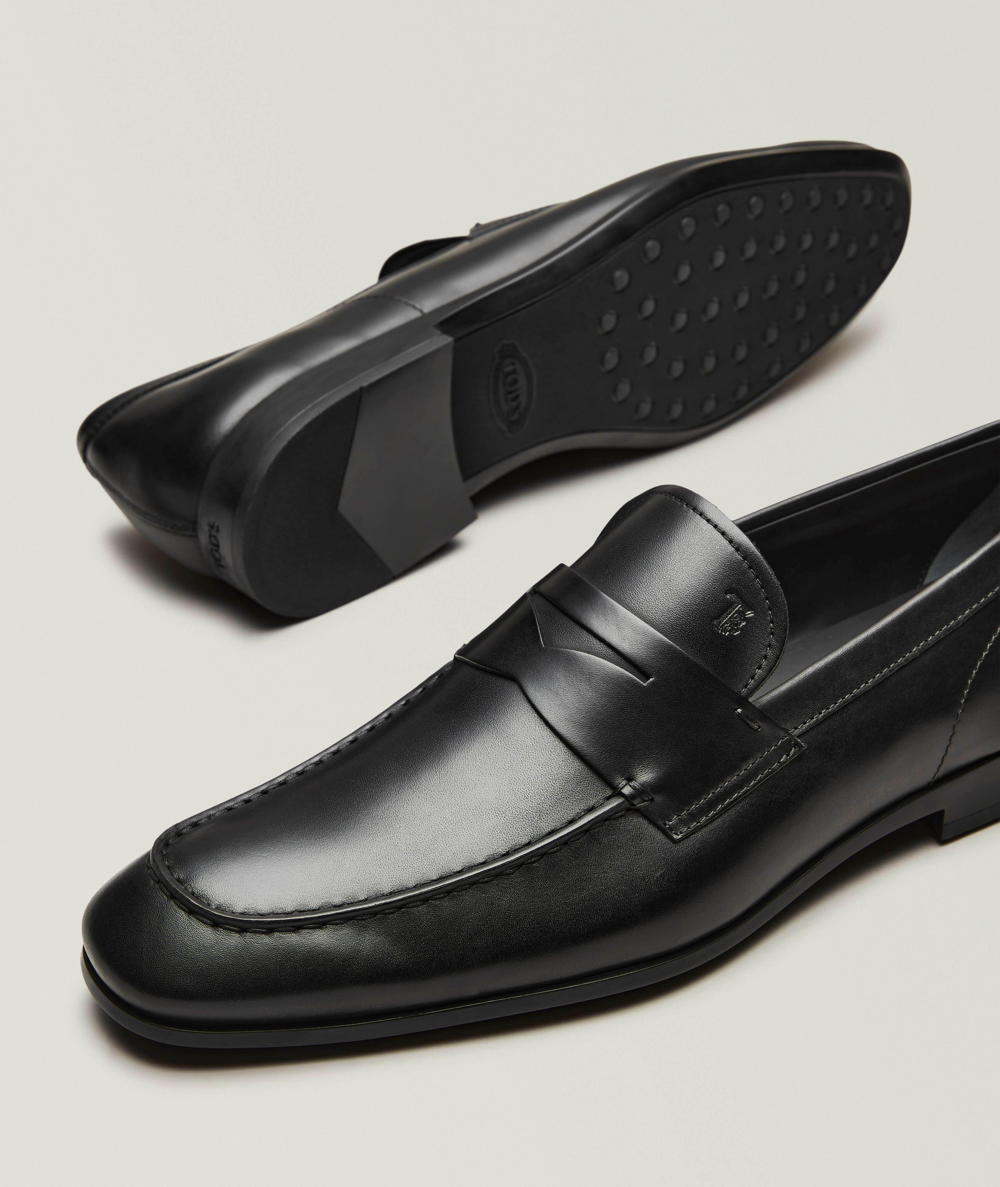 Leather Penny Loafers image 3