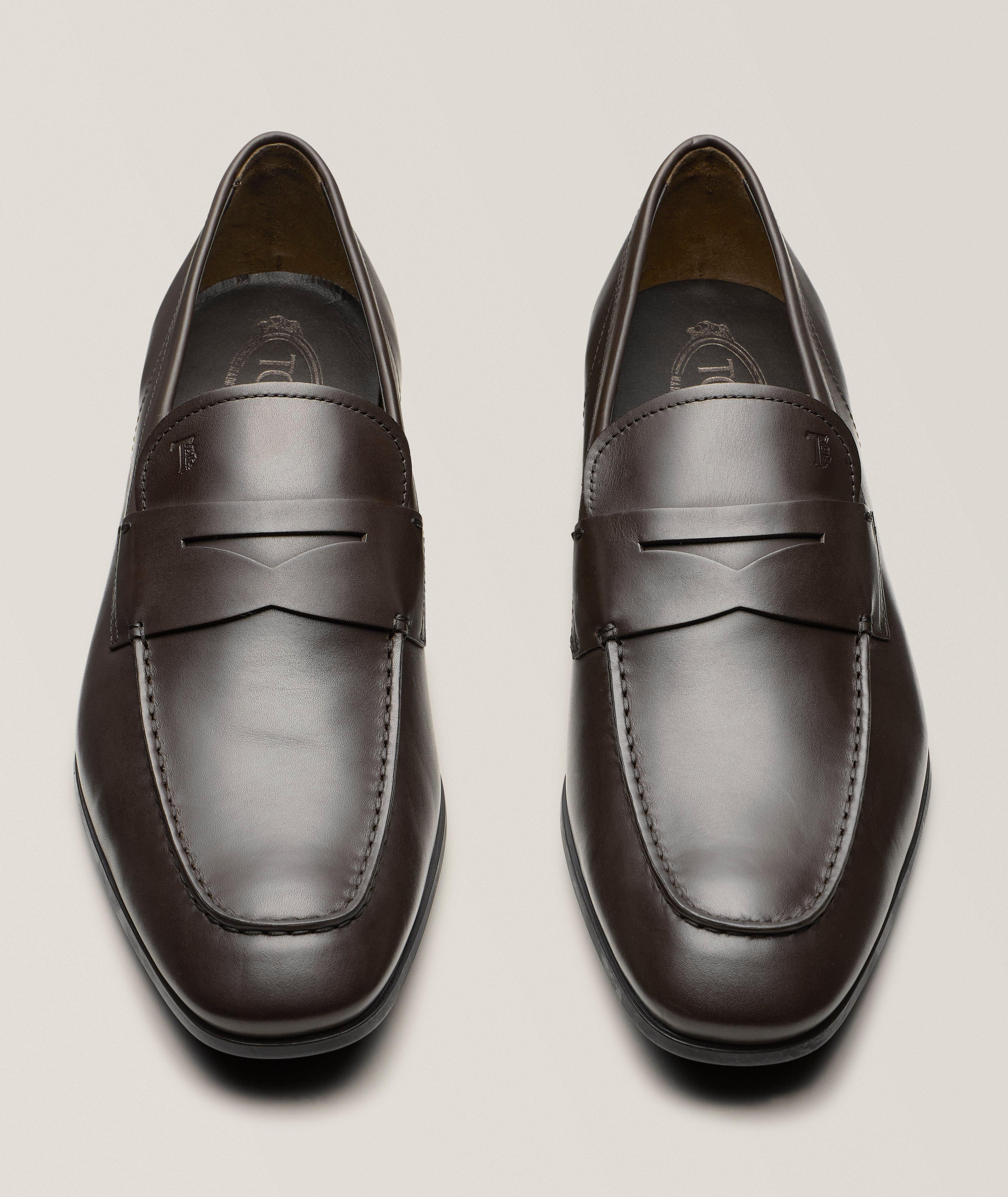 Leather Penny Loafers image 1