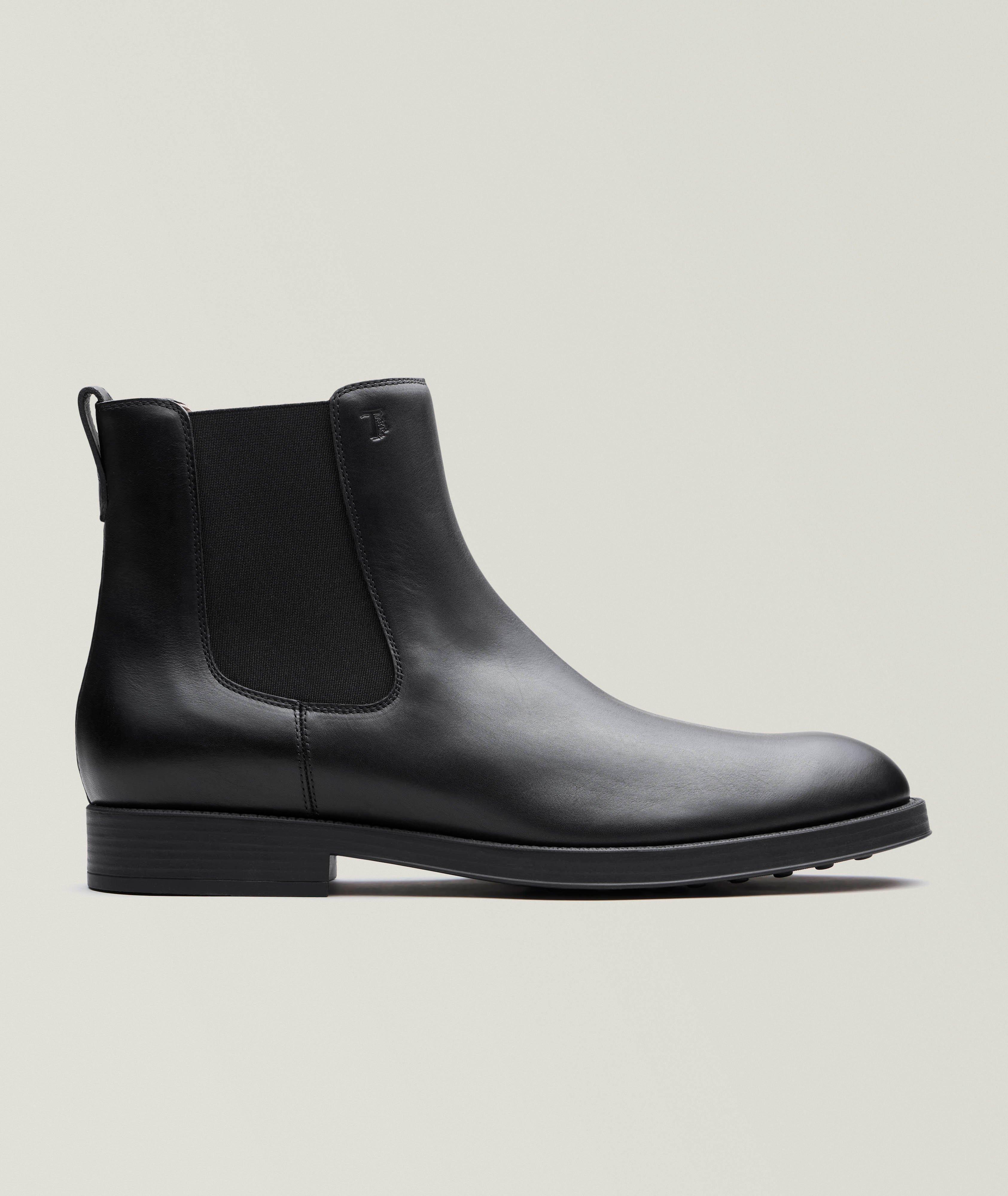 Botte de style Chelsea en cuir image 0