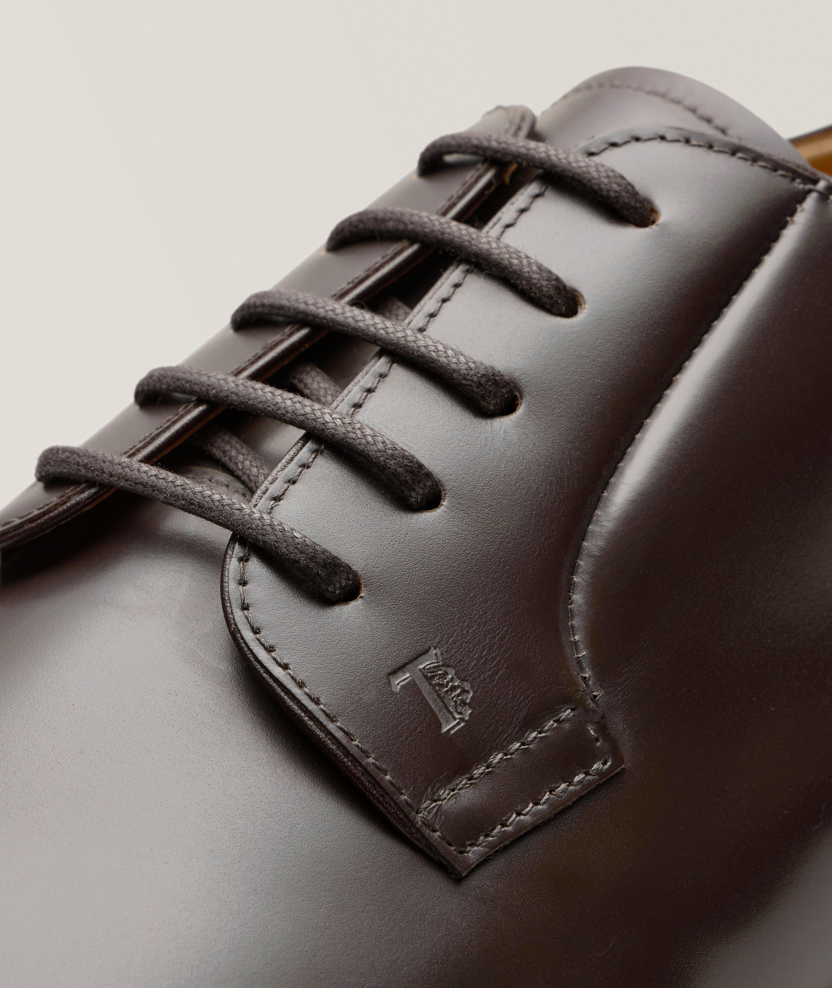 Leather Lace-Up Derbies image 2