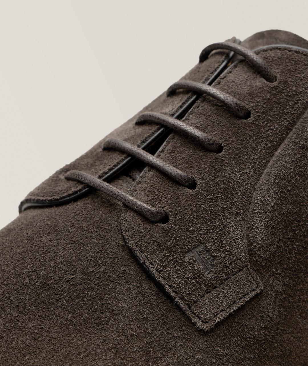 Suede Lace-Up Derbies image 2