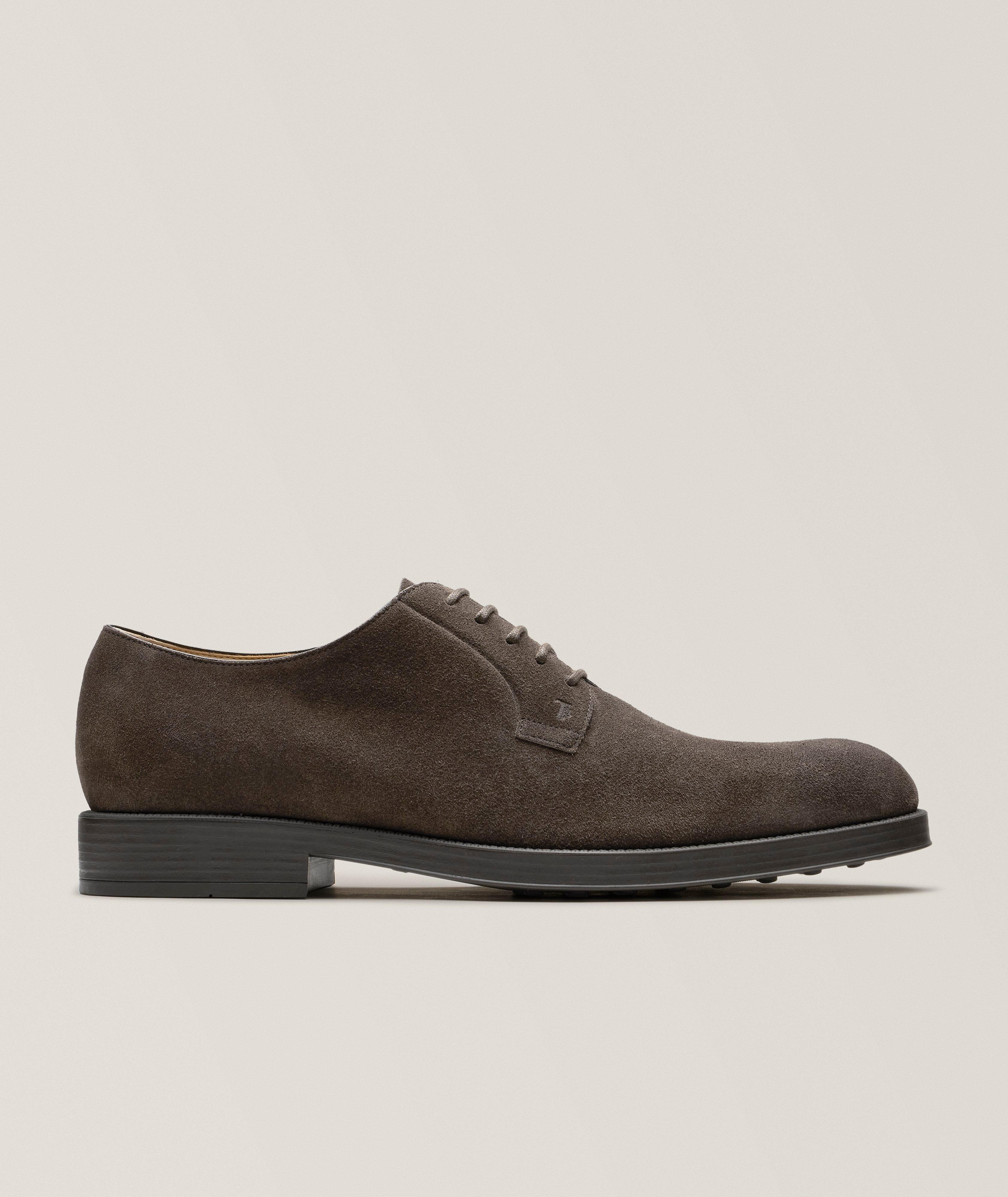 Suede Lace-Up Derbies image 0
