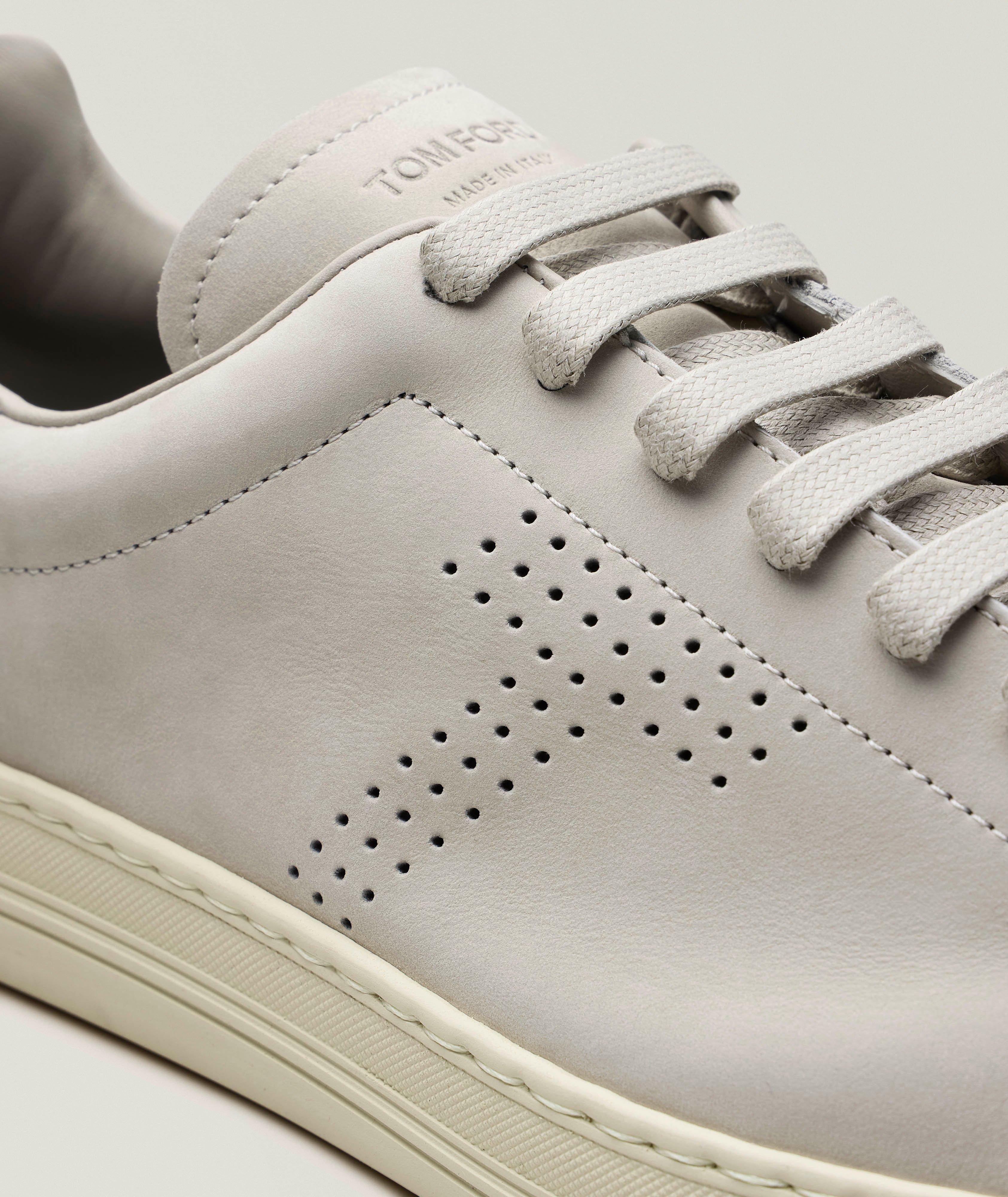 Warwick Perforated Nubuck Leather Sneakers image 2