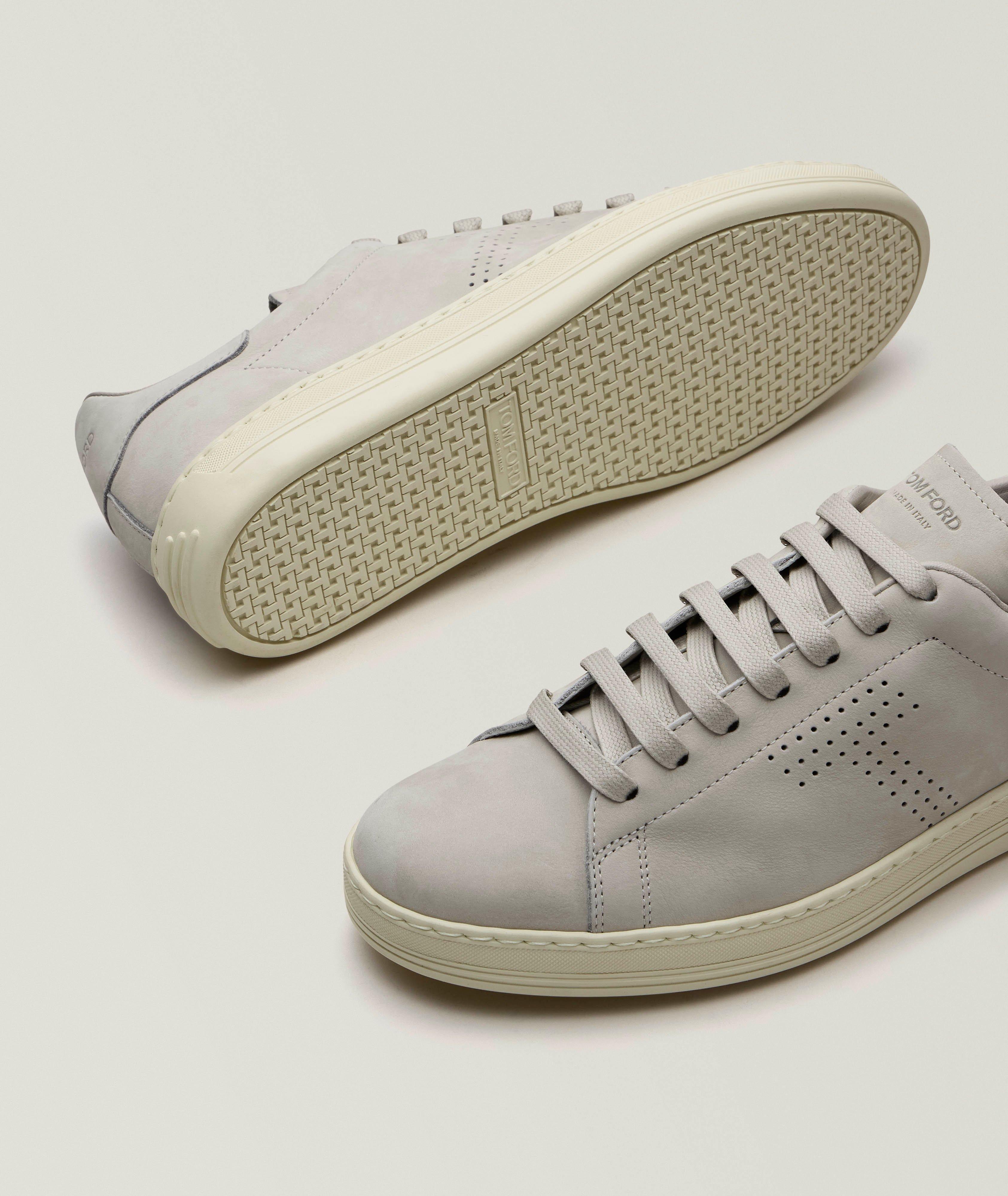 Warwick Perforated Nubuck Leather Sneakers image 3