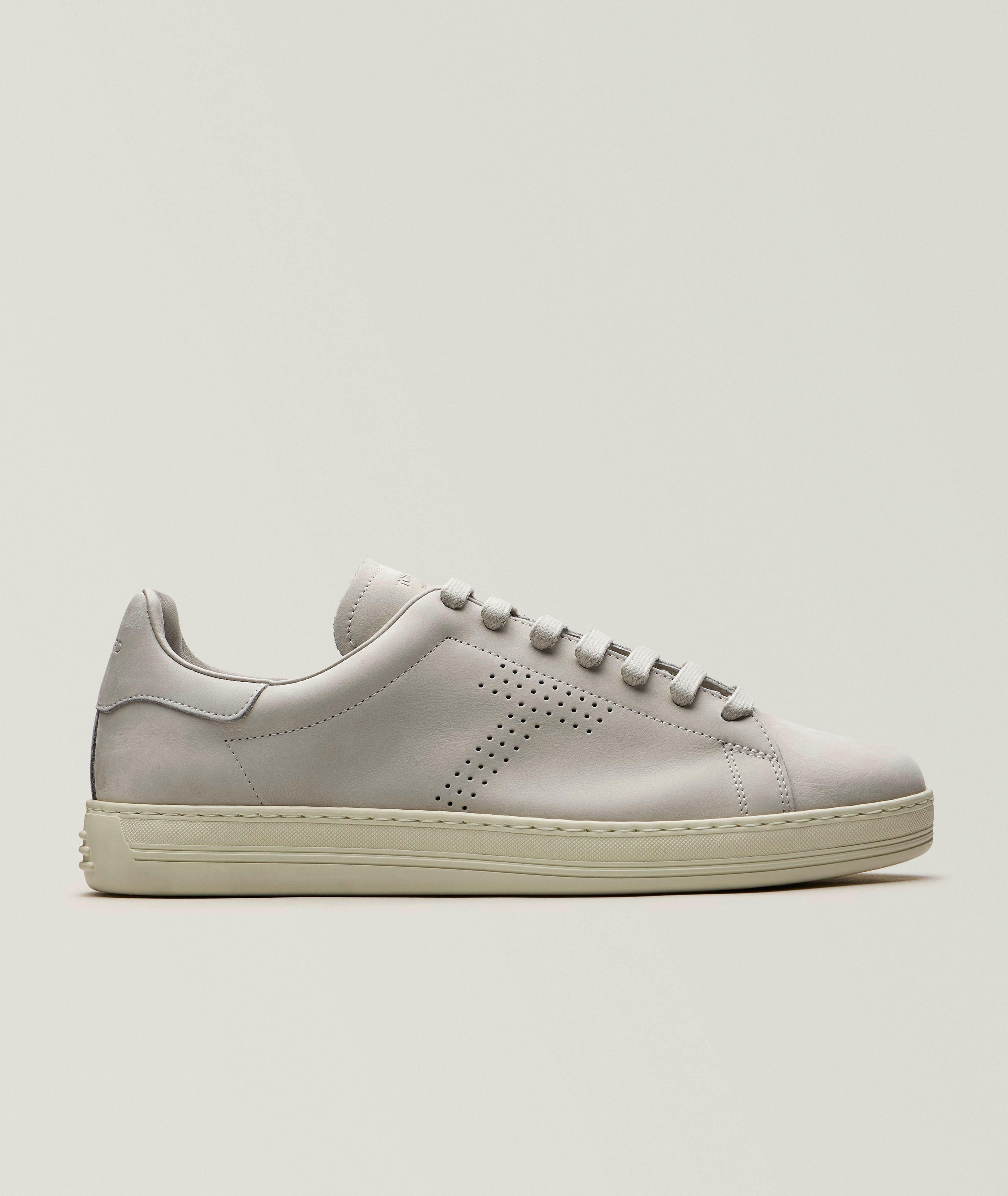 Warwick Perforated Nubuck Leather Sneakers image 0