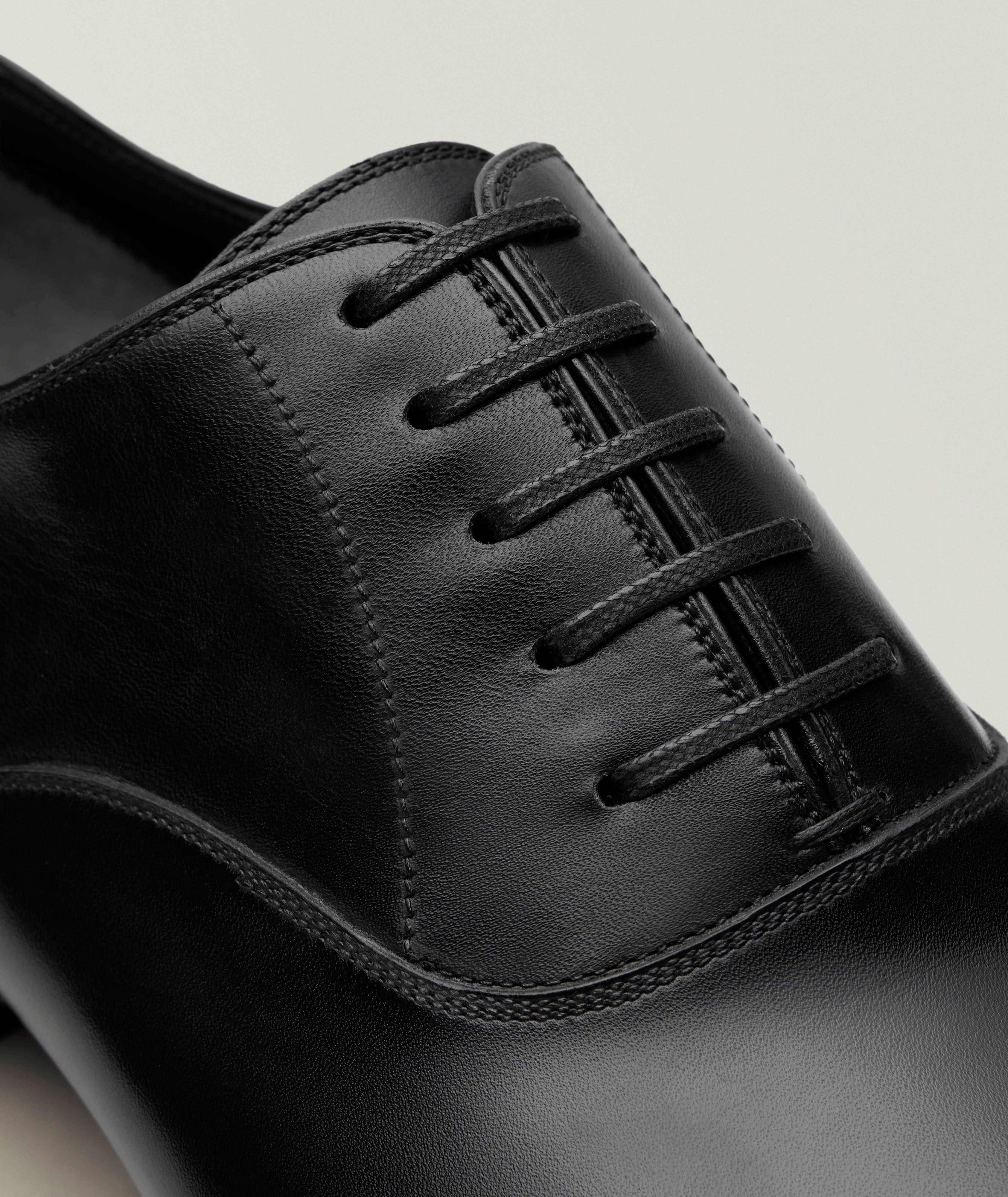 Elkan Burnished Leather Cap-Toe Oxfords image 2
