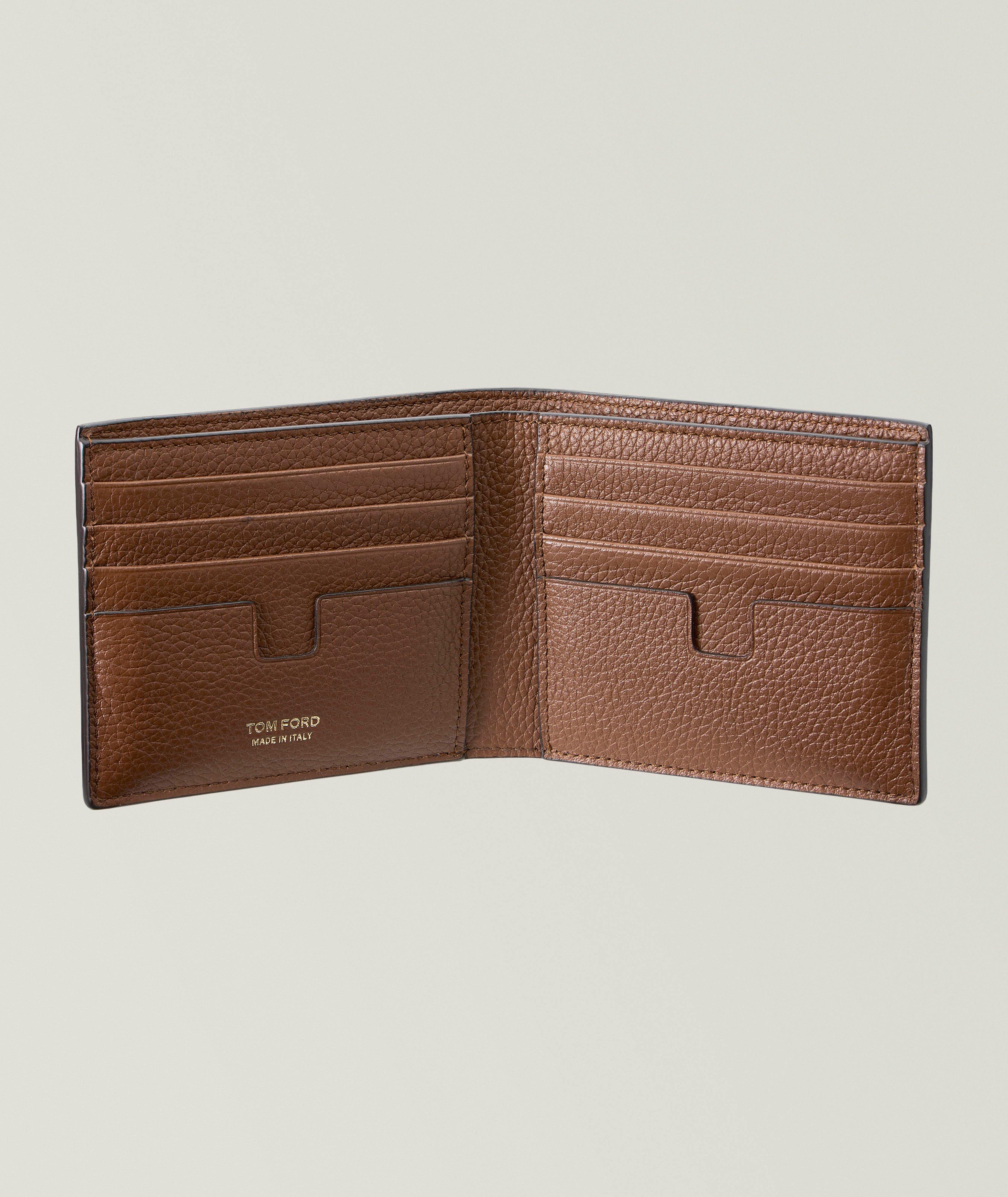 Grained Leather T-Line Bifold Wallet  image 1