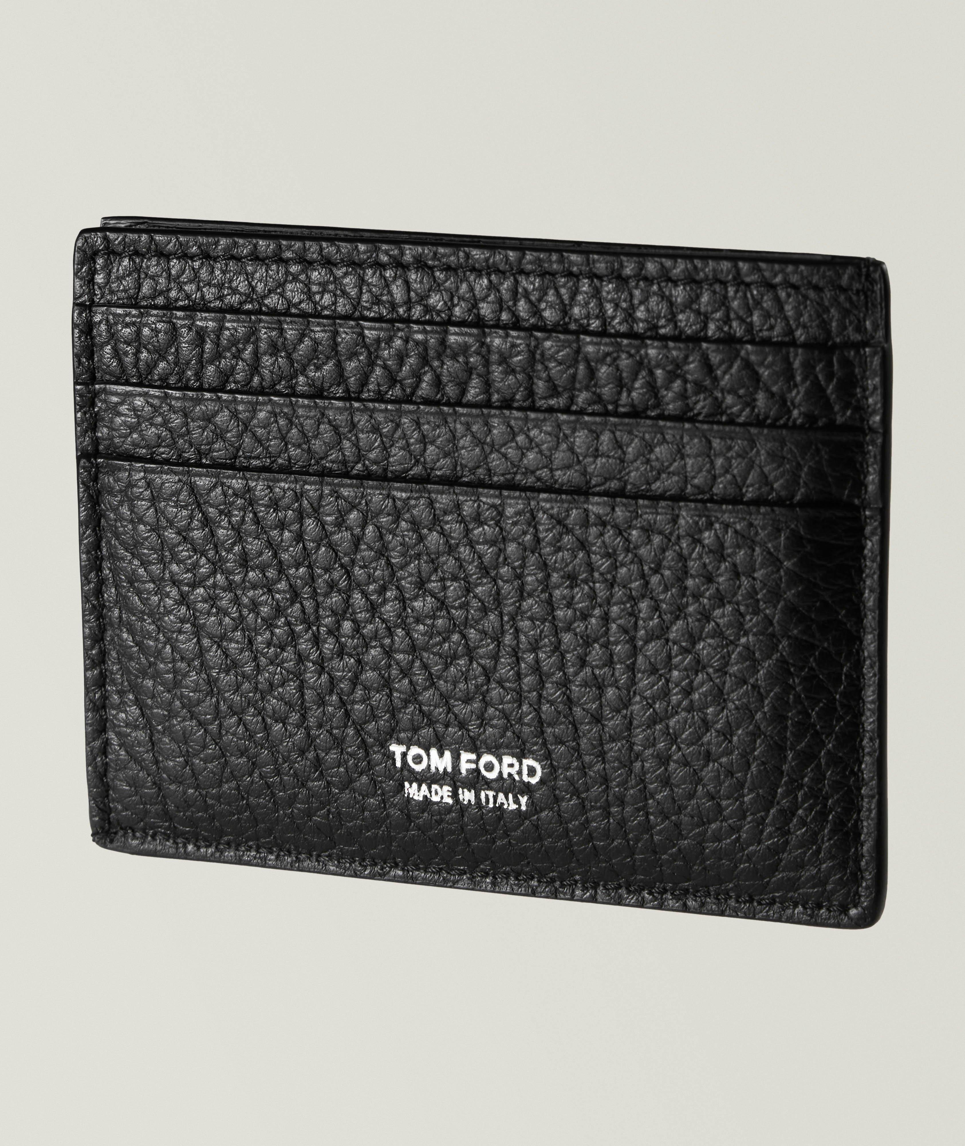 Porte-carte allongé en cuir image 1