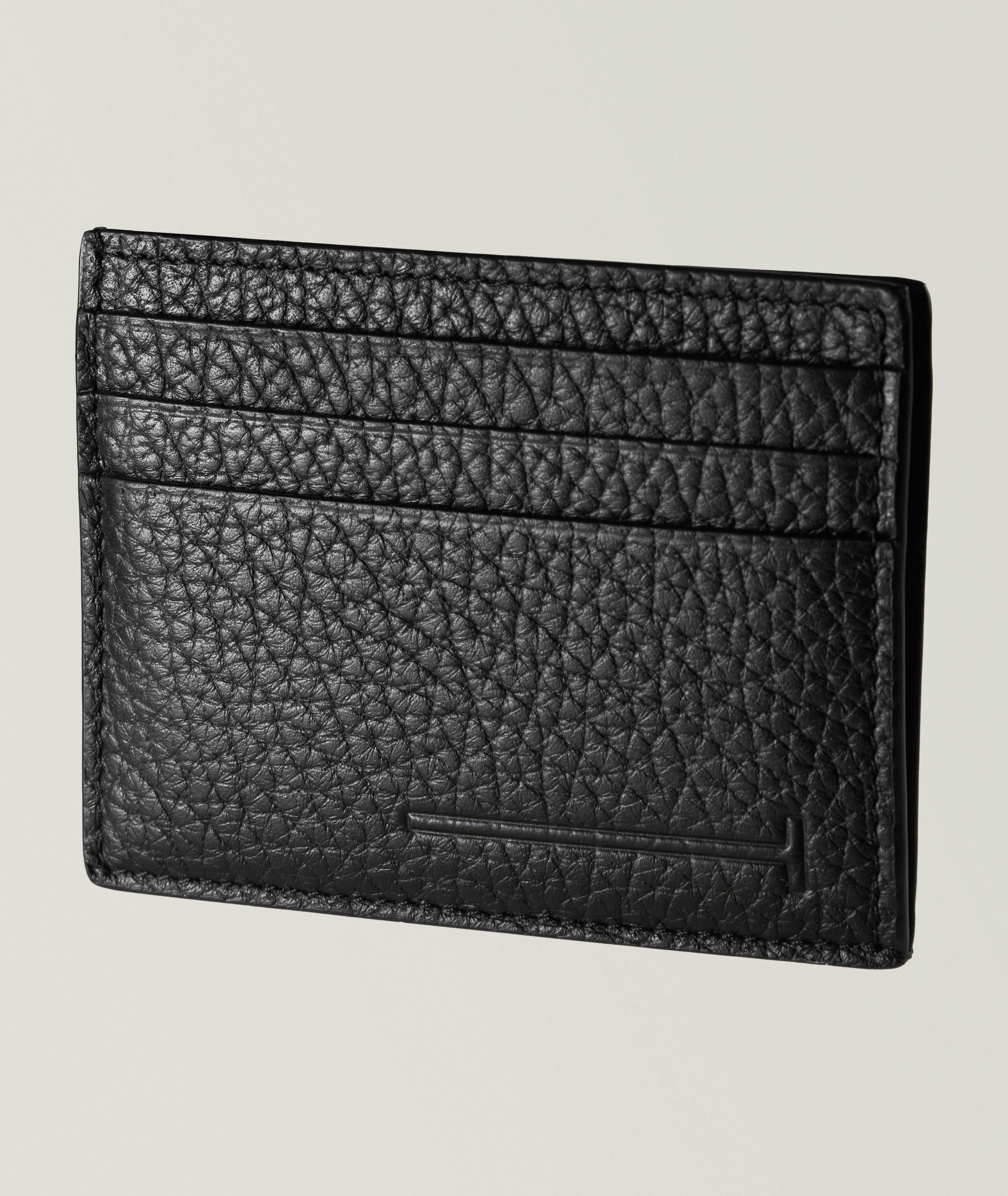 Porte-carte allongé en cuir image 0