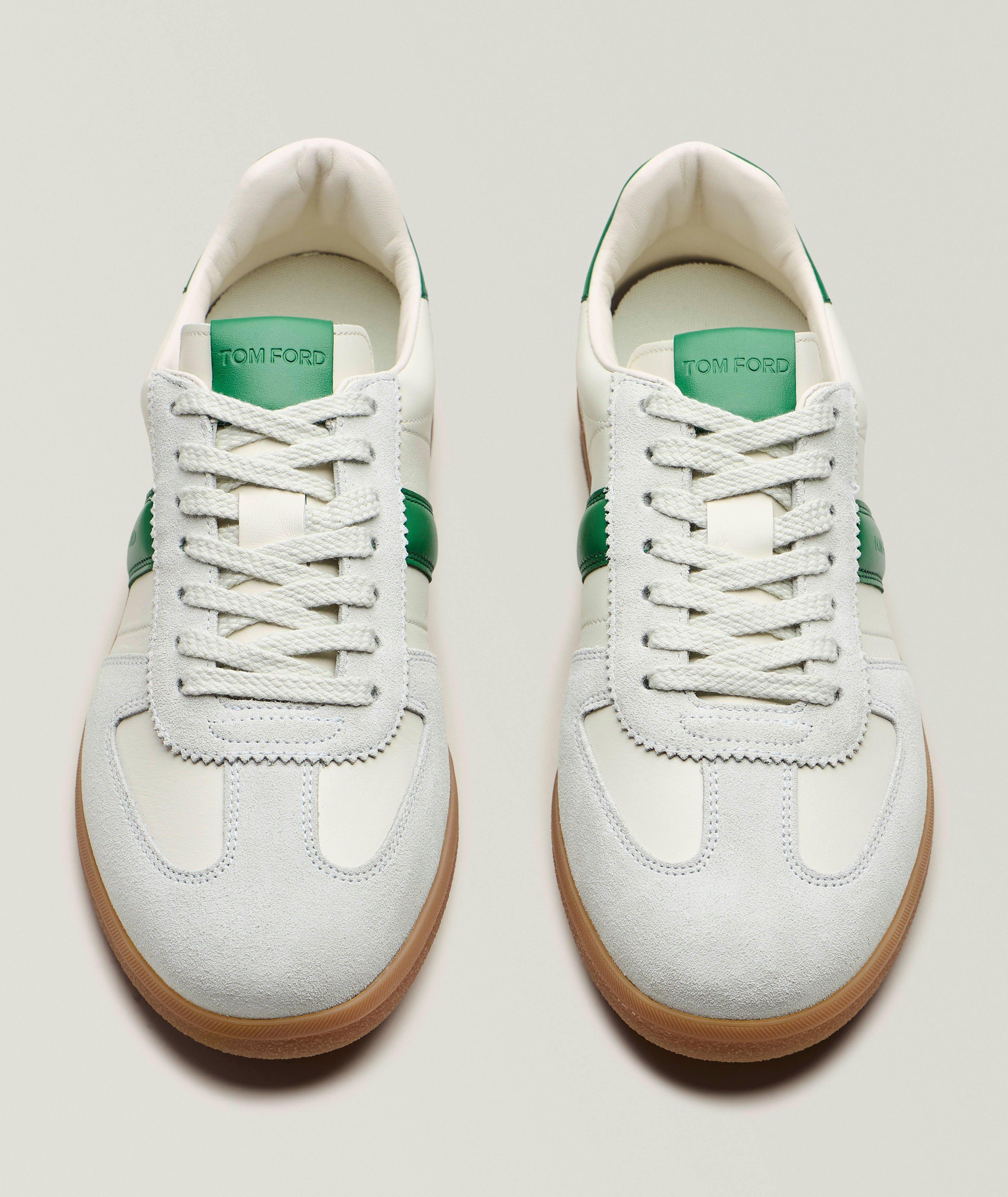 Leather T-Toe Sneakers image 1