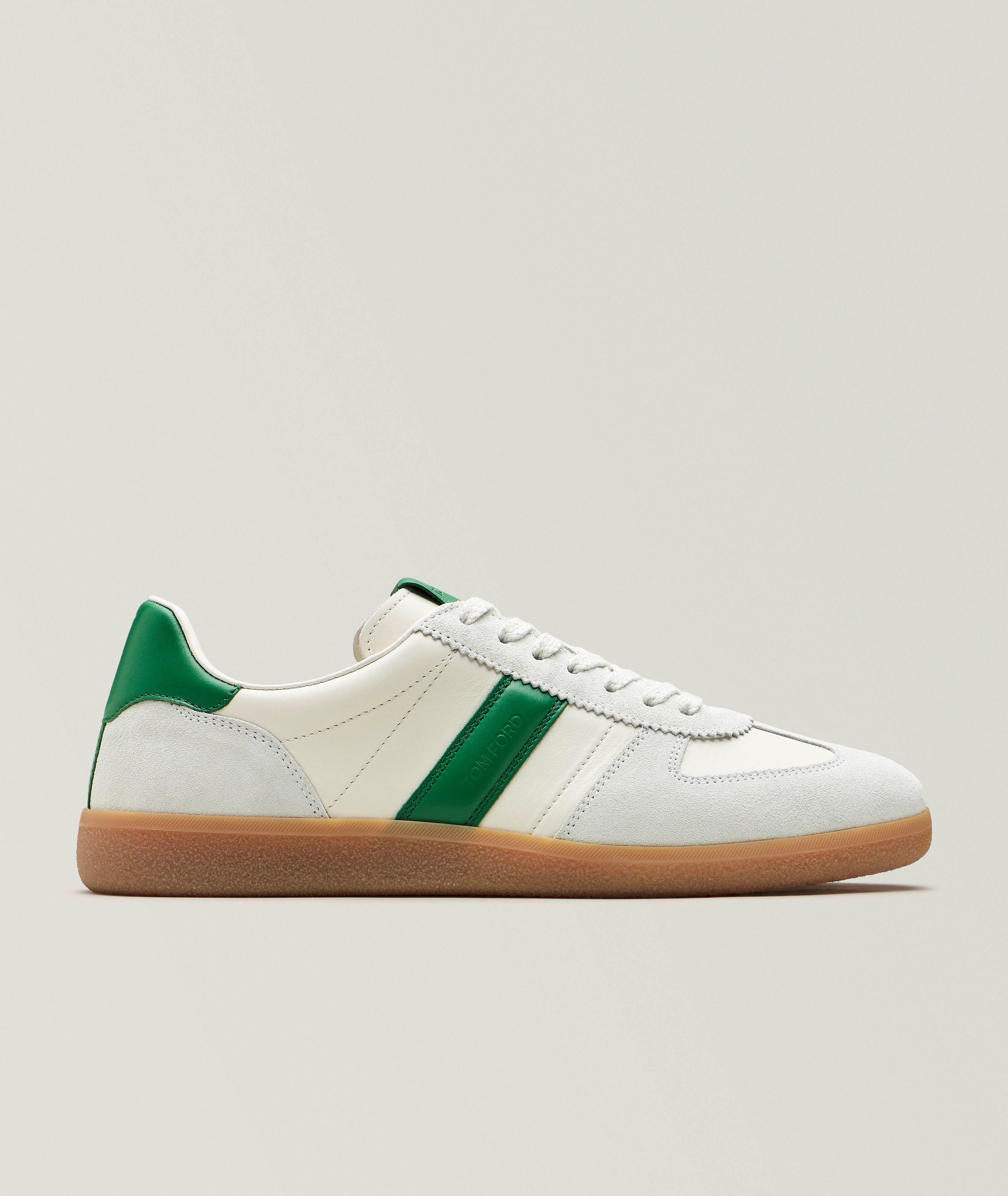 Leather T-Toe Sneakers image 0