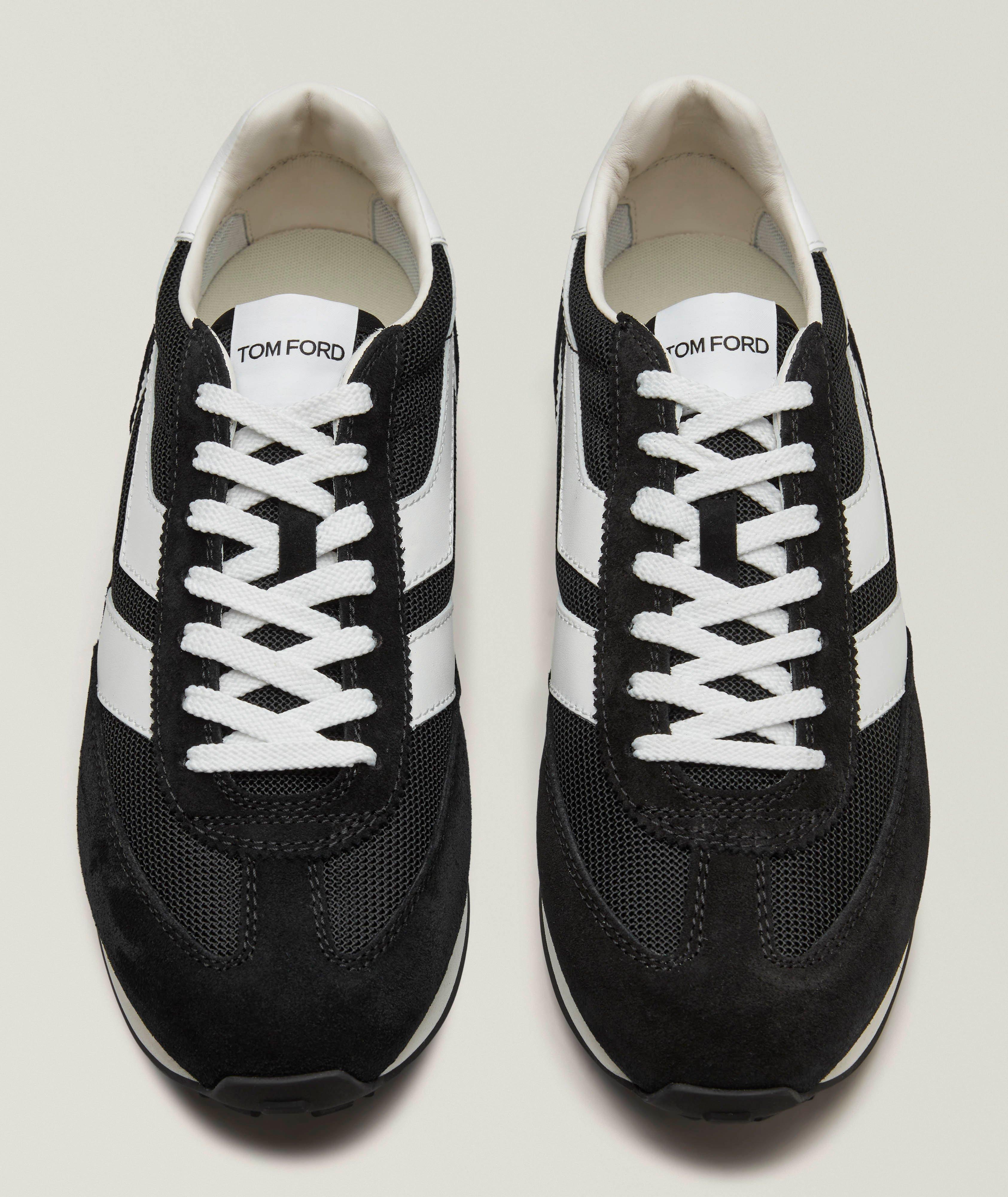 Mick Suede & Mesh Panelled Sneakers image 1