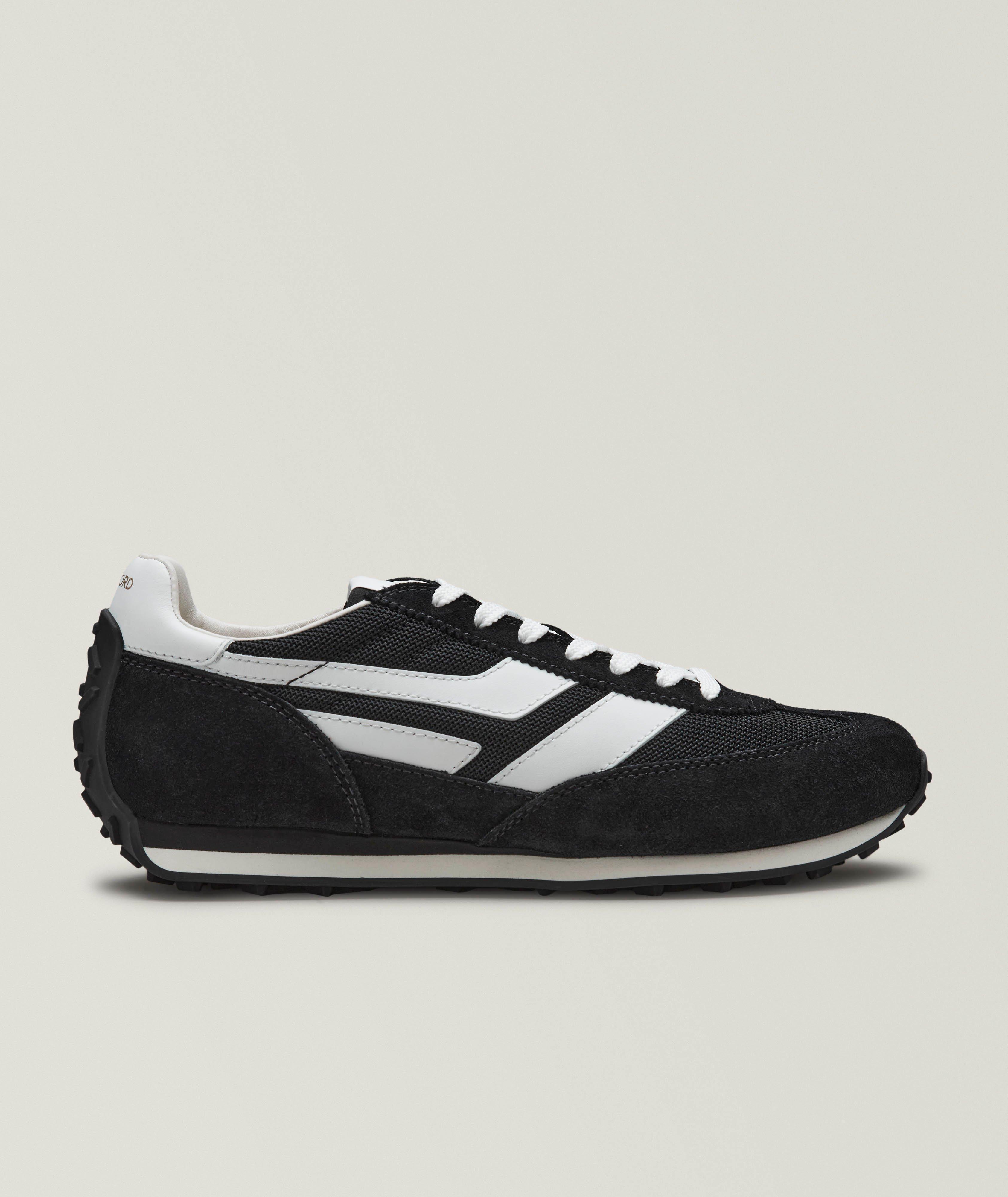 Mick Suede & Mesh Panelled Sneakers image 0