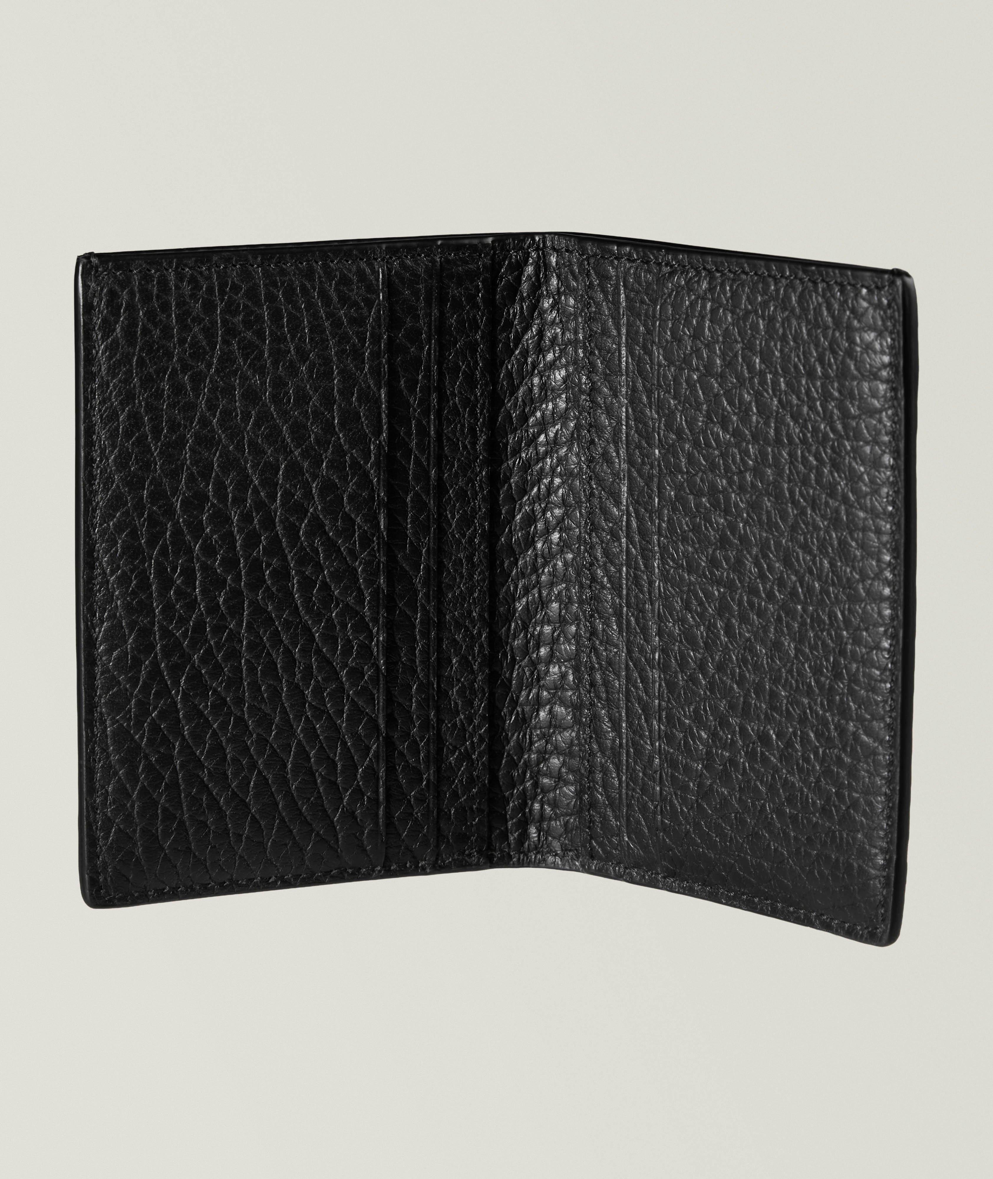 Porte-carte allongé en cuir image 1