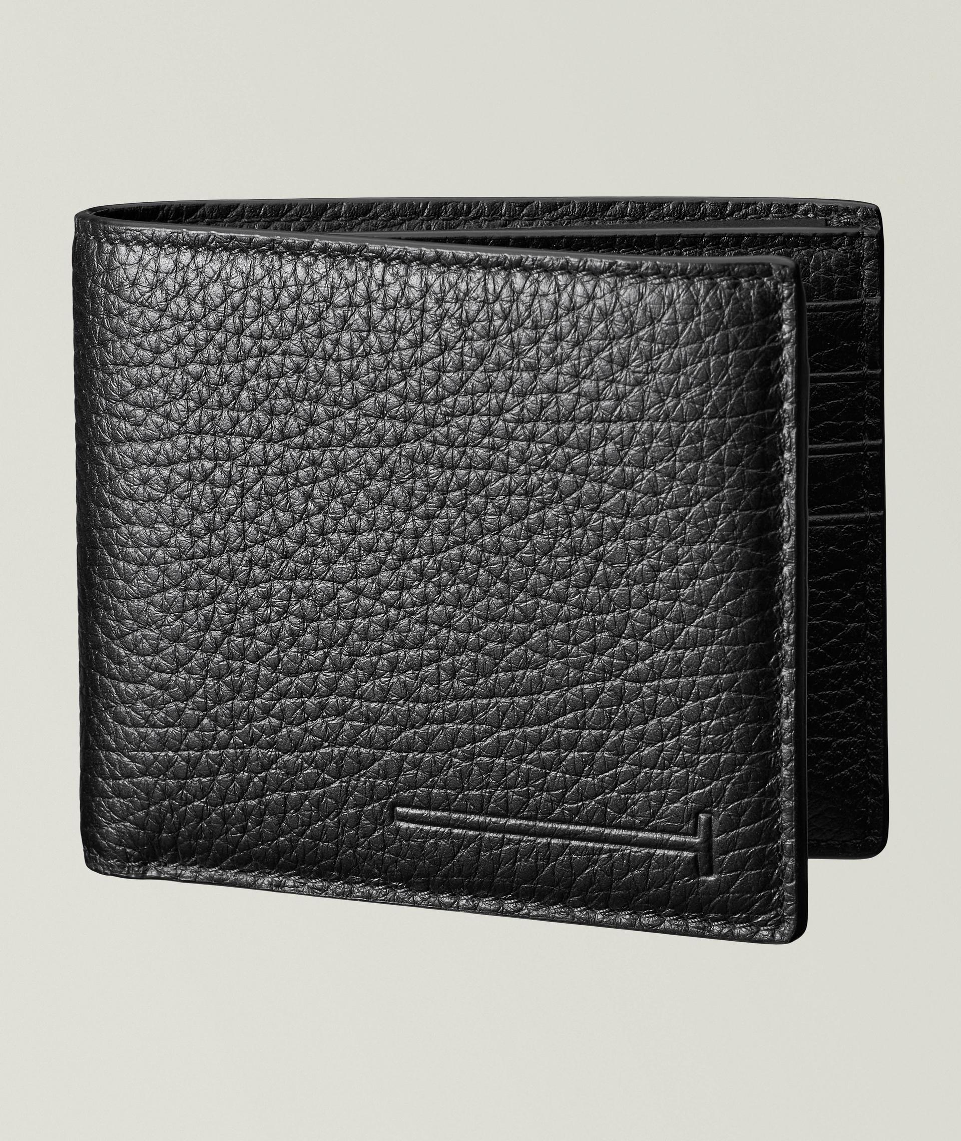 Leather Elongated T-Bifold Wallet image 0