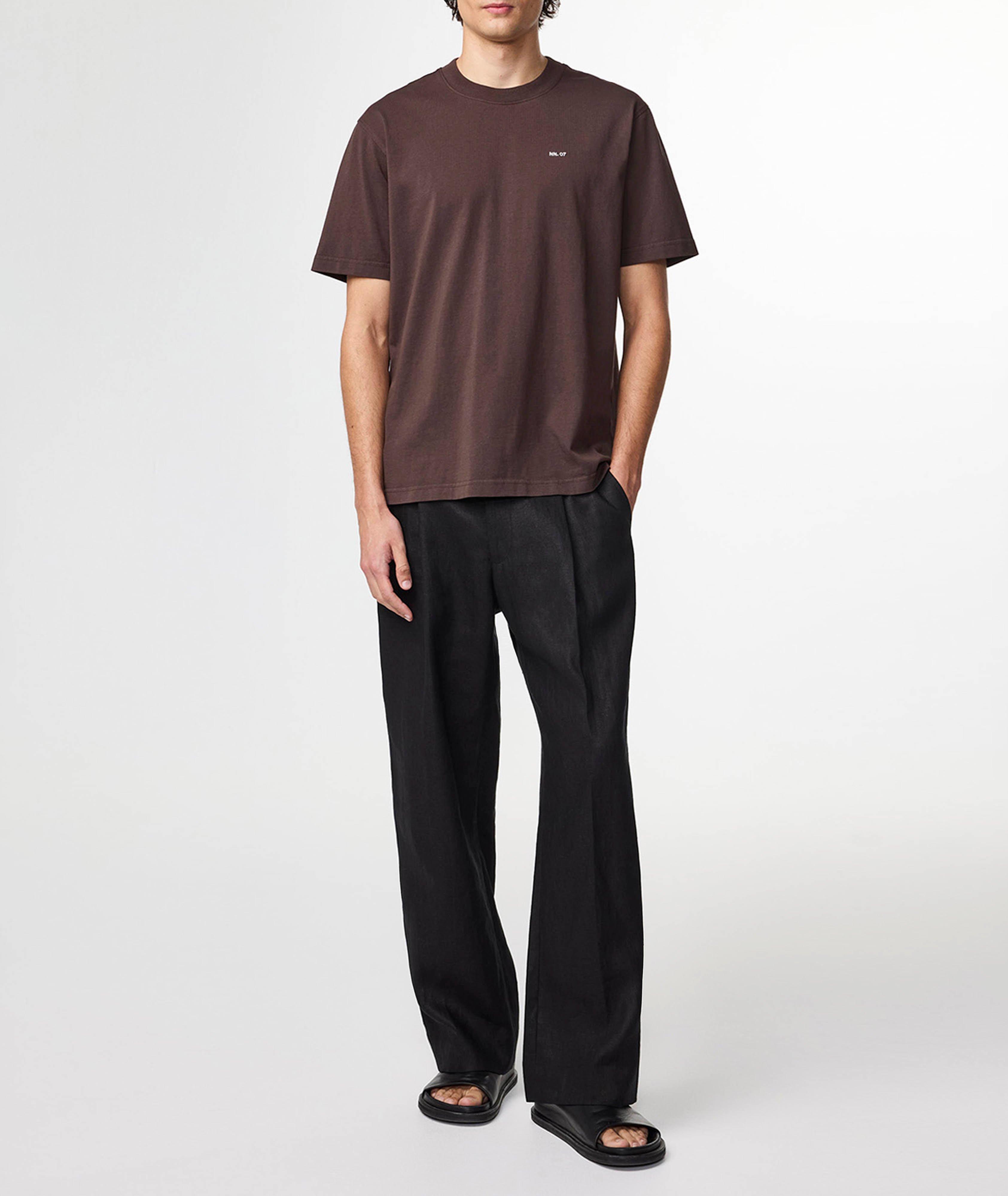 T-shirt Adam en coton pima avec logo image 1